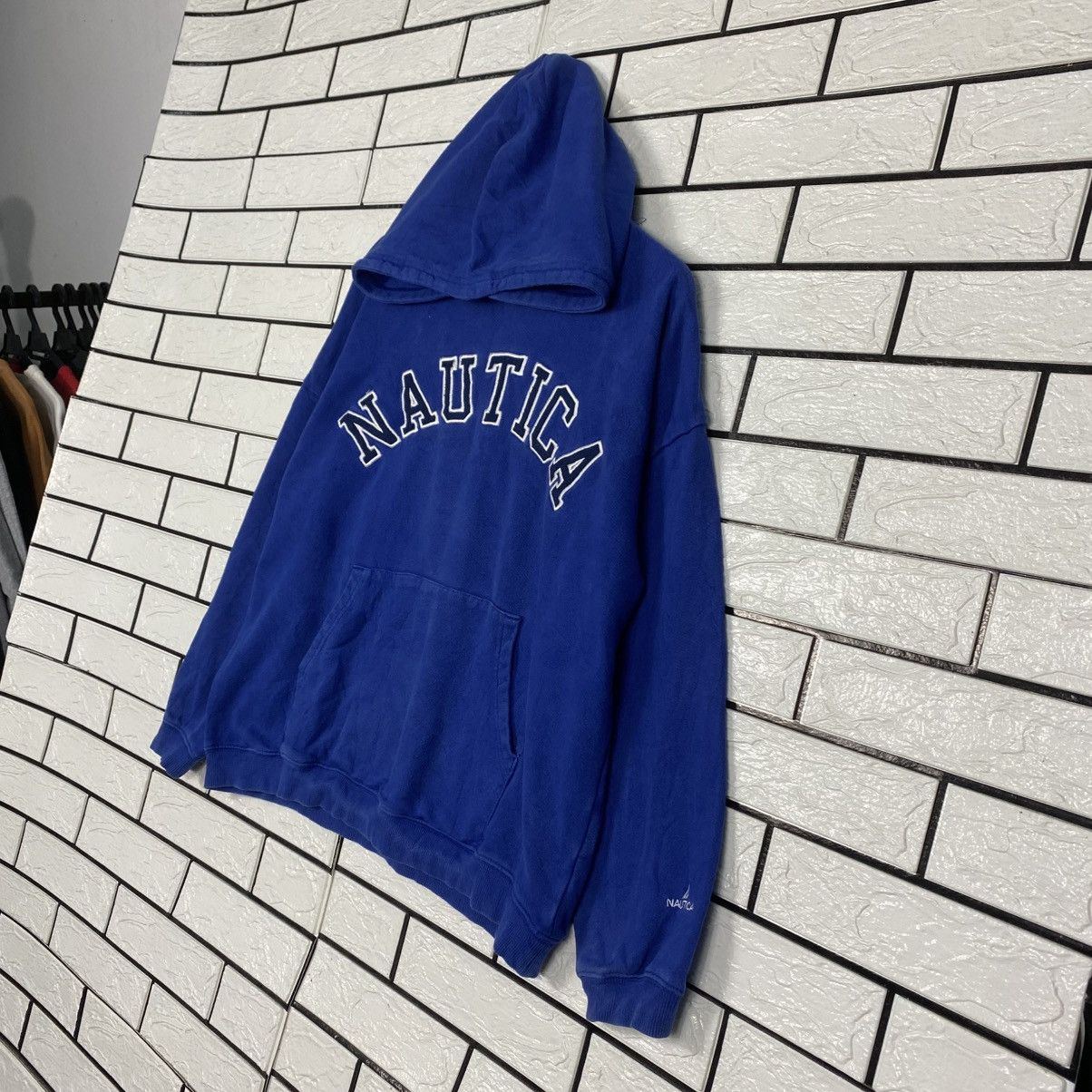 Japanese Brand 📌Vintage Hoodie Nautica Pull Over Embroidery Big Logo Size US XL / EU 56 / 4 - 3 Thumbnail