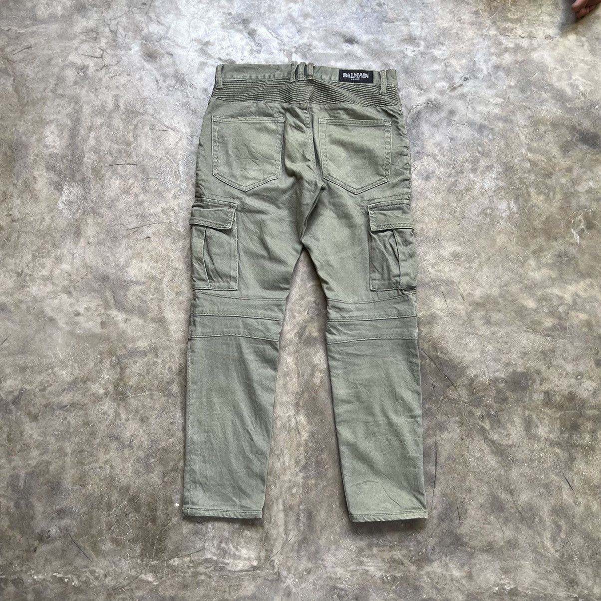 Balmain Balmain Paris Army Cargo Riders Pants Size US 32 / EU 48 - 2 Thumbnail