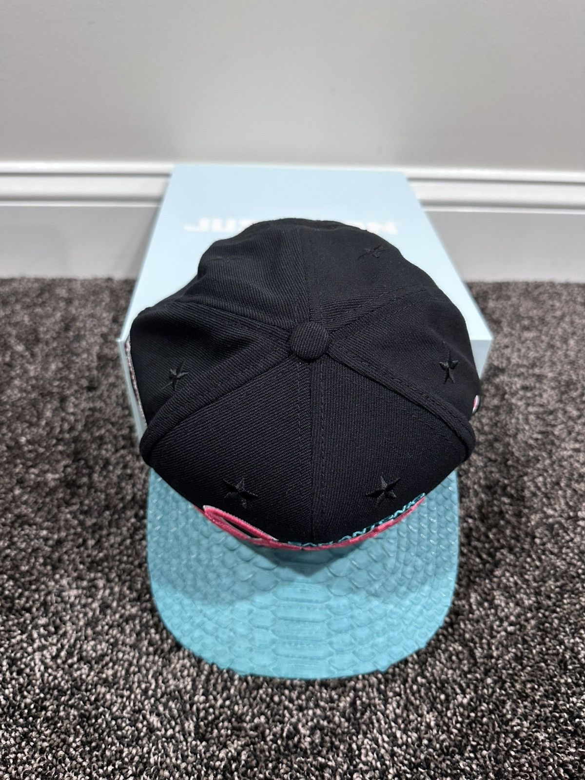 Just Don Just Don x Mitchell & Ness NBA San Antonio Spurs Black Hat Size ONE SIZE - 5 Thumbnail
