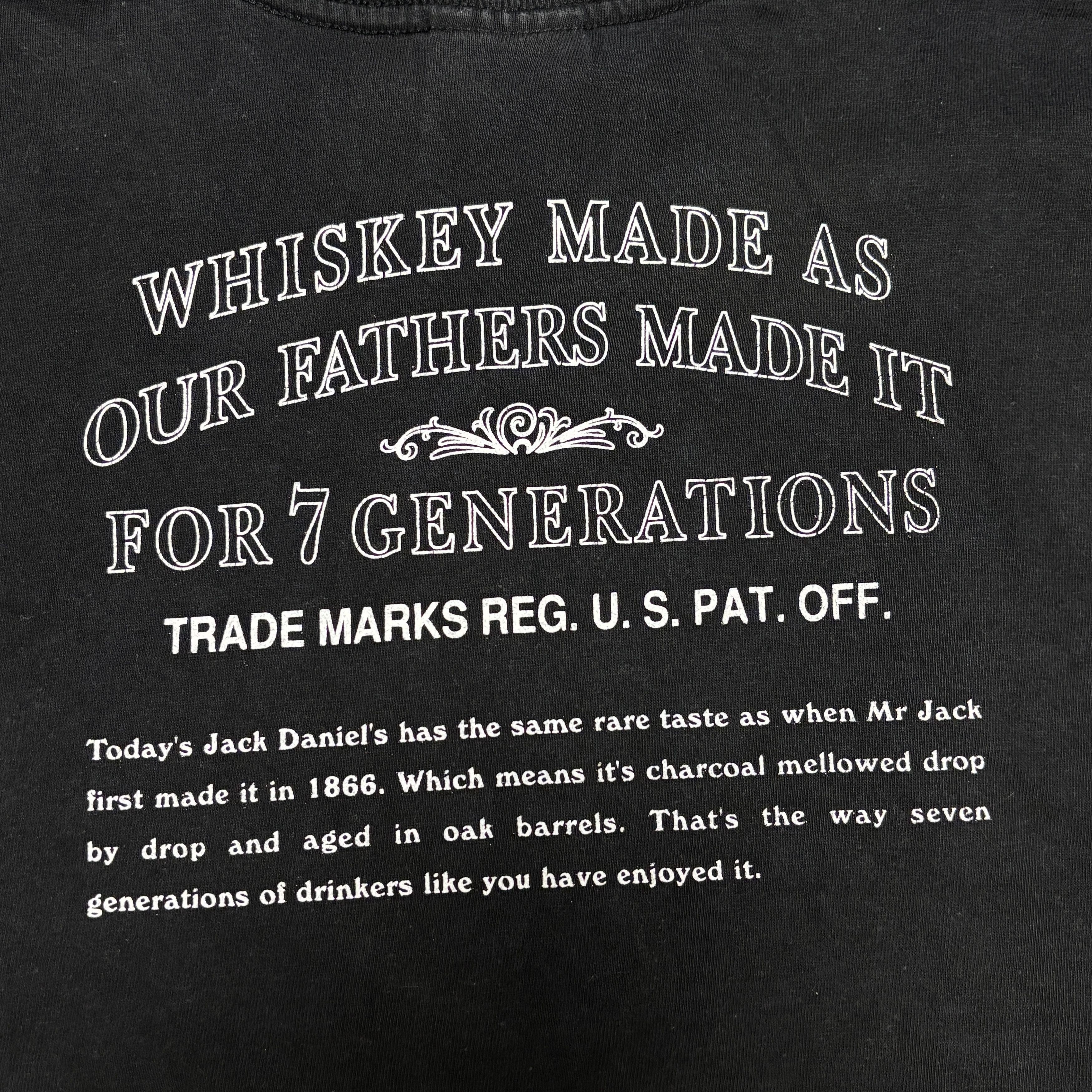 Band Tees × Vintage Vintage Jack Daniels Shirt Alcohol Whiskey 90s Graphic Tee Size US L / EU 52-54 / 3 - 13 Thumbnail