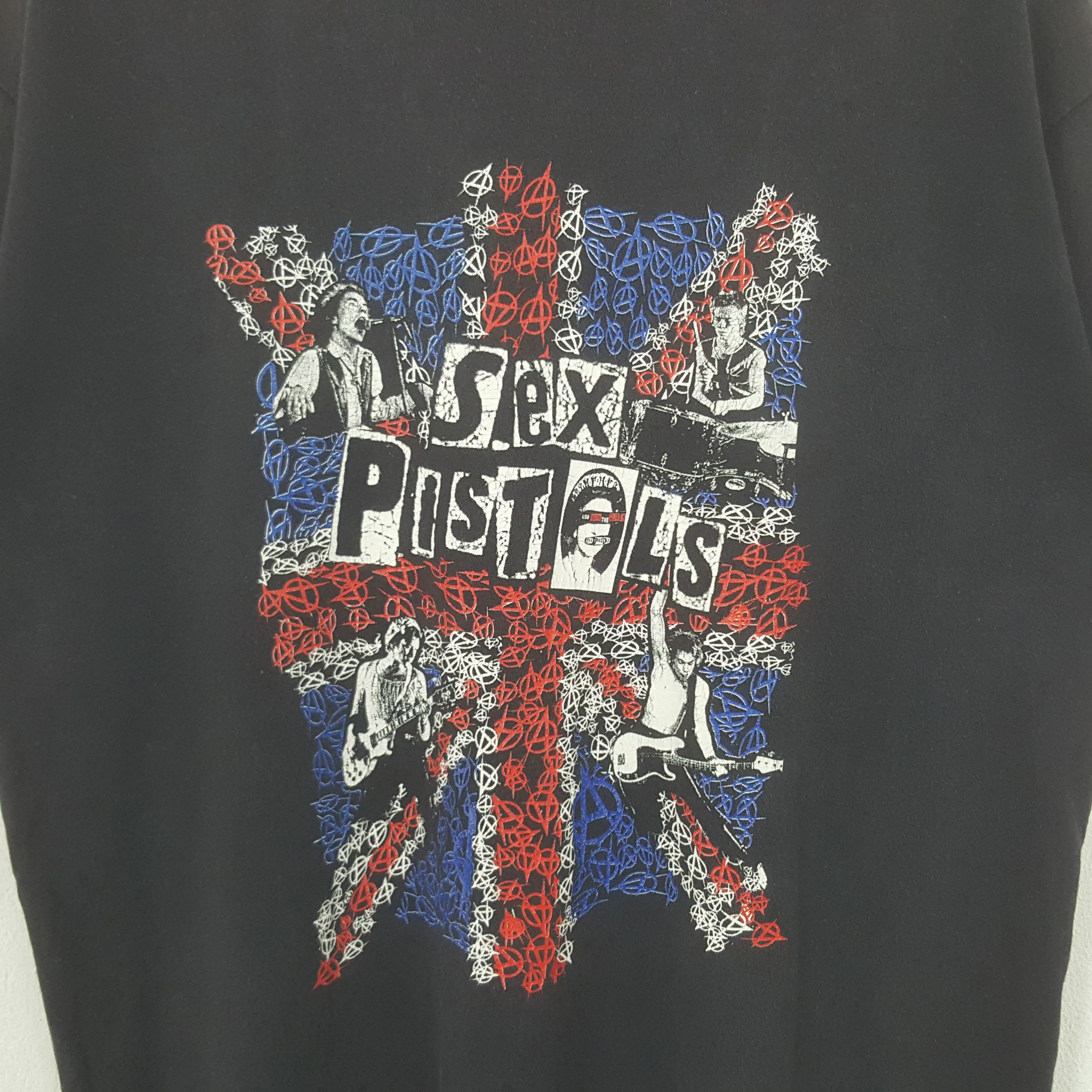 Band Tees Vintage Sex Pistols American Rock Band Tshirt RR11 Size US L / EU 52-54 / 3 - 2 Thumbnail
