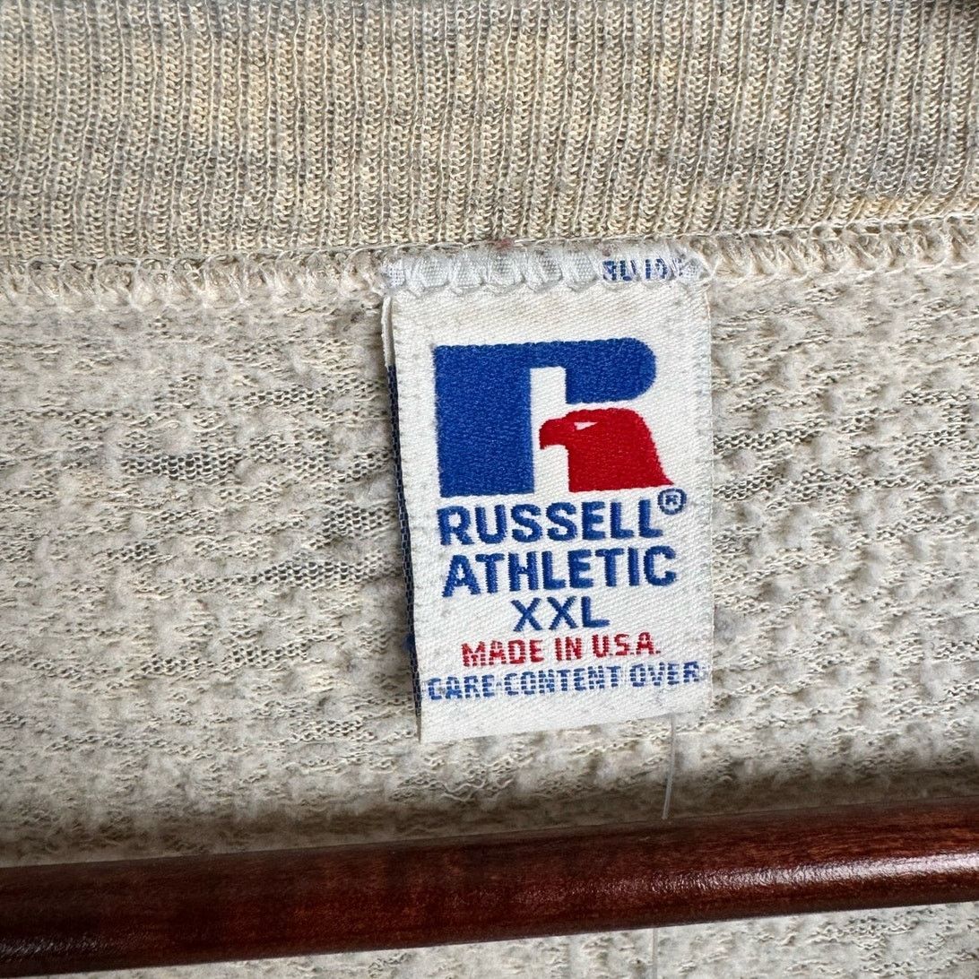 Russell Athletic × Vintage VTG Russell Athletic Crewneck Sweatshirt XXL Gray USA Made Size US XXL / EU 58 / 5 - 5 Thumbnail