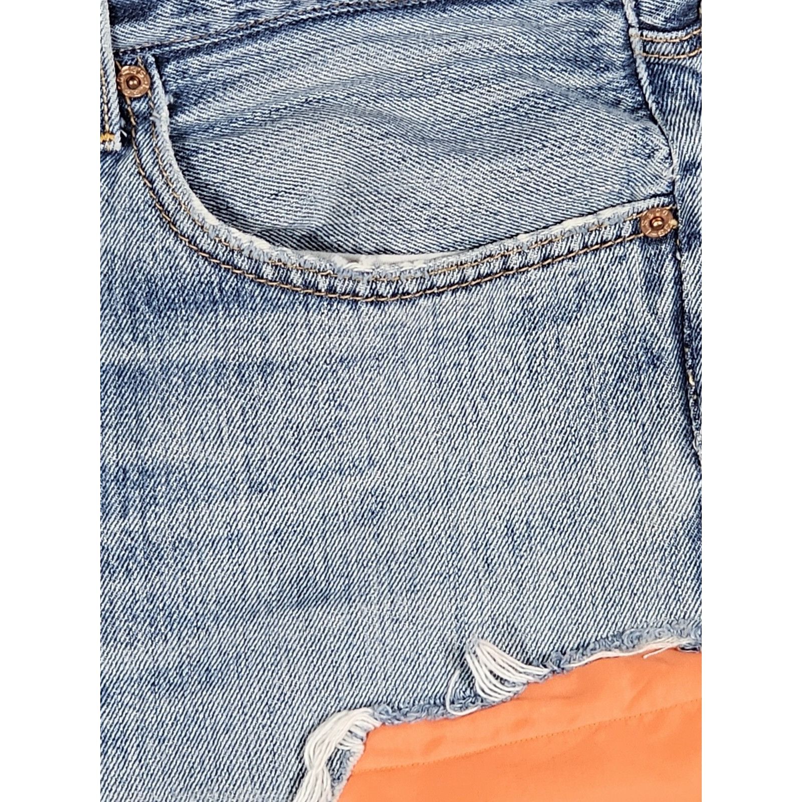 Greg Lauren 50/50 Denim / Terry Nylon Patch Long Pants Size US 40 / EU 56 - 4 Thumbnail