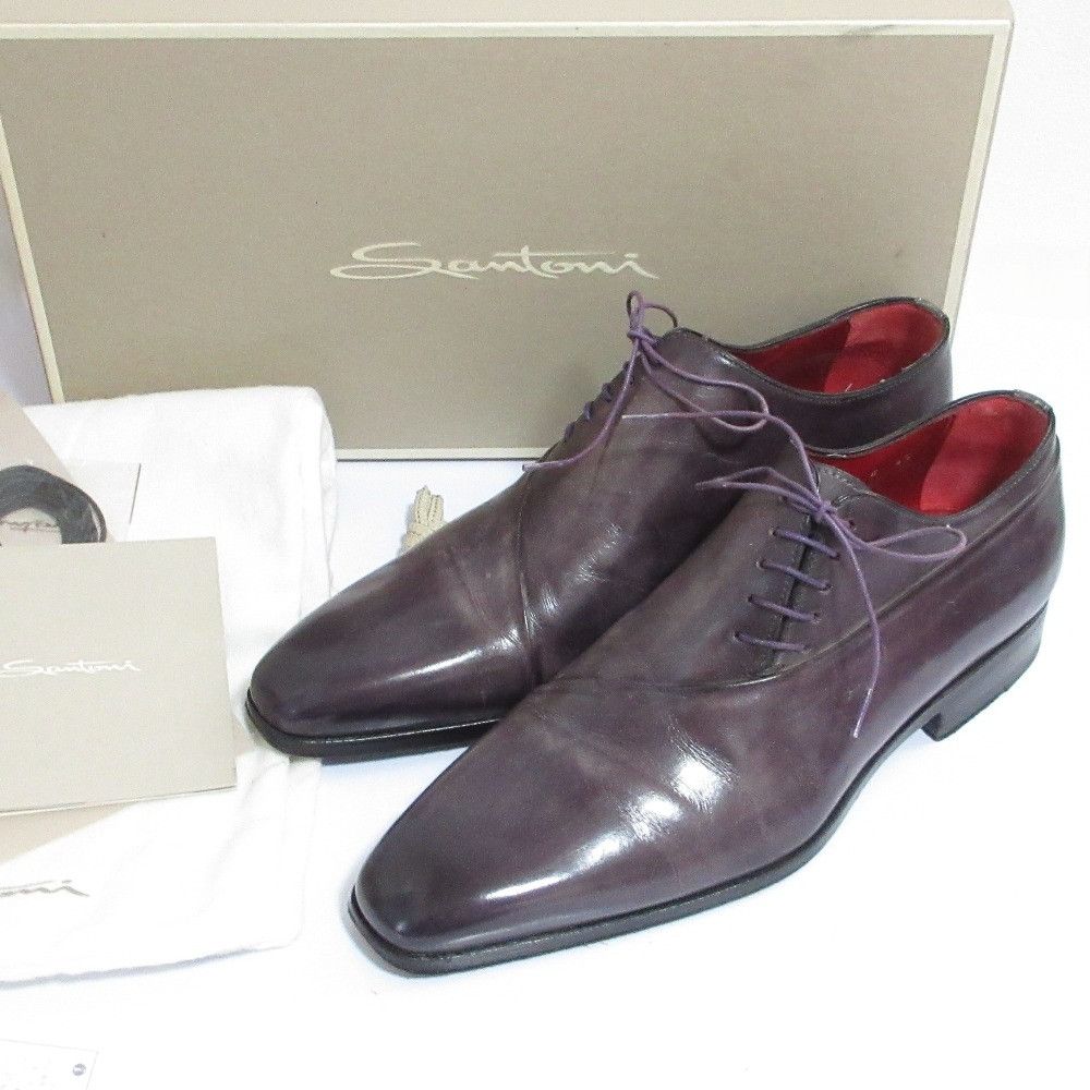 Other Other Santoni Patina Leather Oxford Shoes Leather Shoes 6368 DUTY FREE for USA Size ONE SIZE - 1 Thumbnail