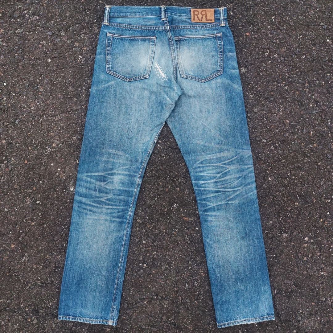 Ralph Lauren Vintage ripped RRL denim Size US 33 - 2 Thumbnail