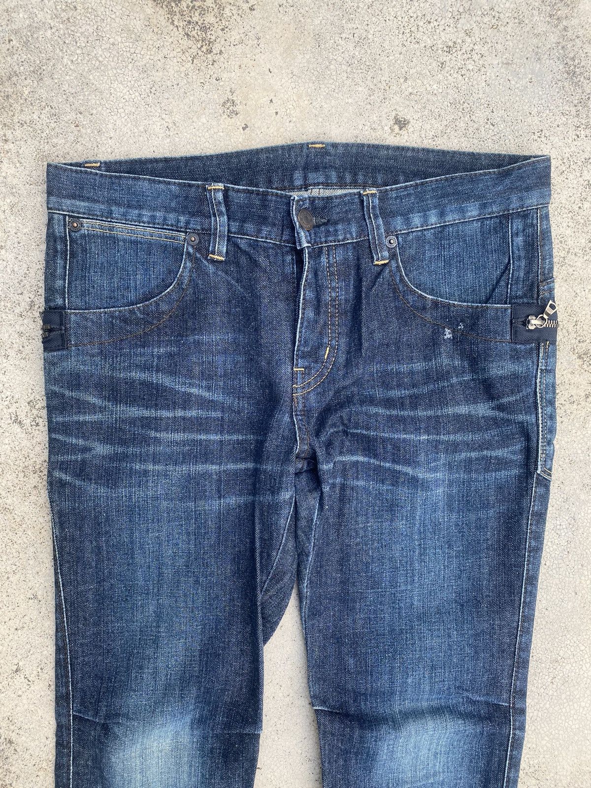 Hysteric Glamour × Japanese Brand Japanese Brand Hysteric Glamour Zipper Leg Skinny Size US 31 - 2 Thumbnail