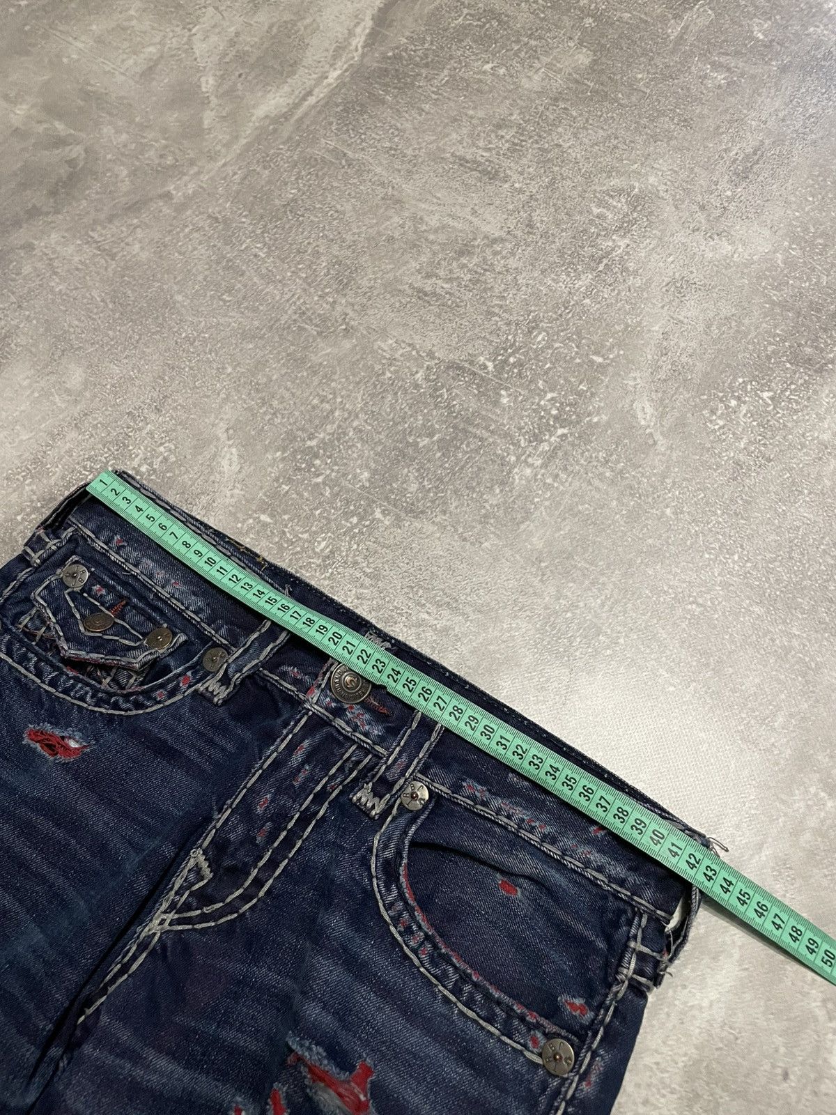 True Religion × Vintage Vintage True Religion Distressed Denim Shorts Size 30 Size US 30 / EU 46 - 18 Thumbnail