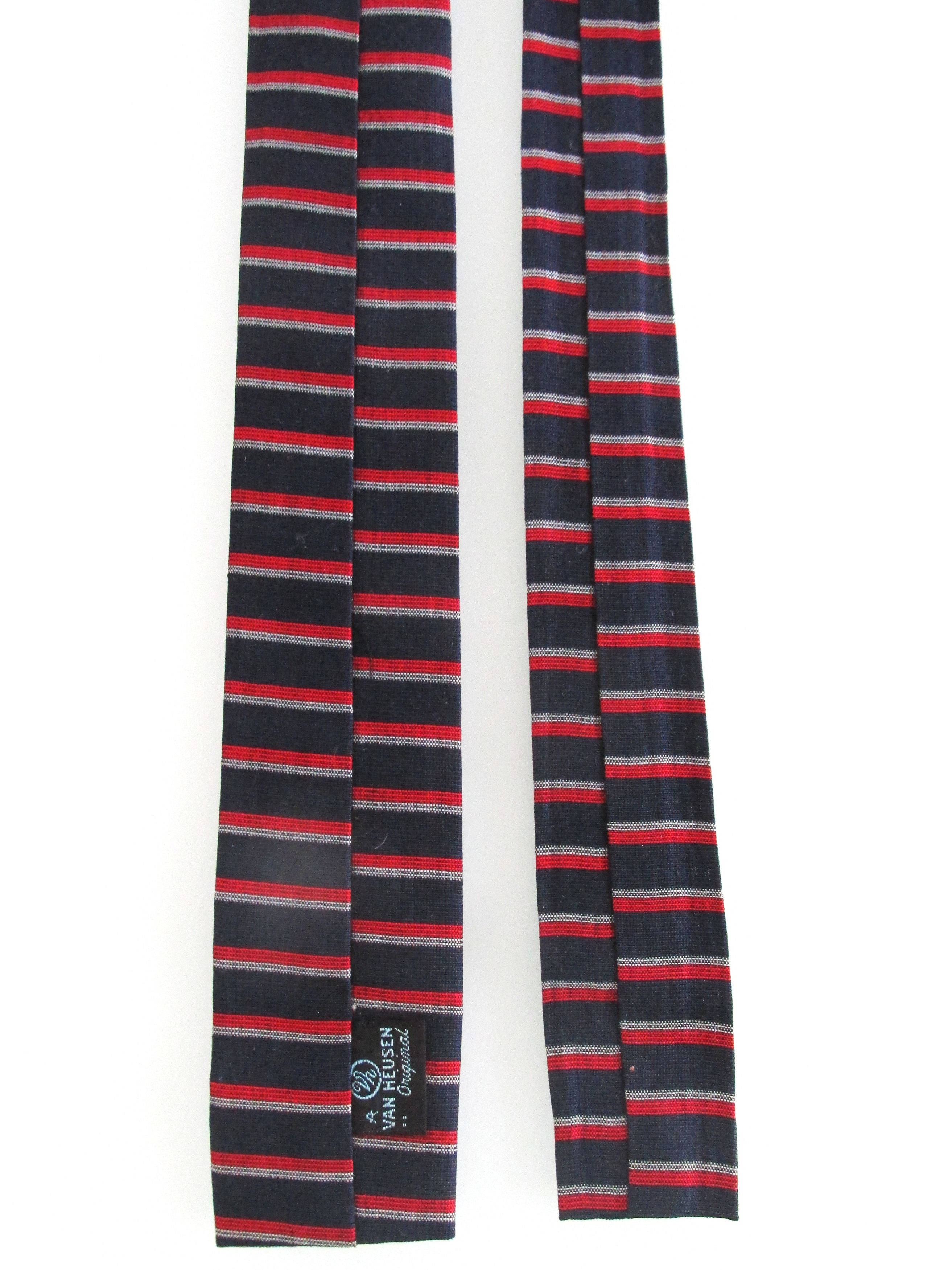 Van Heusen Van Heusen Flat/Square Bottom Vintage Men's Tie Size ONE SIZE - 4 Thumbnail