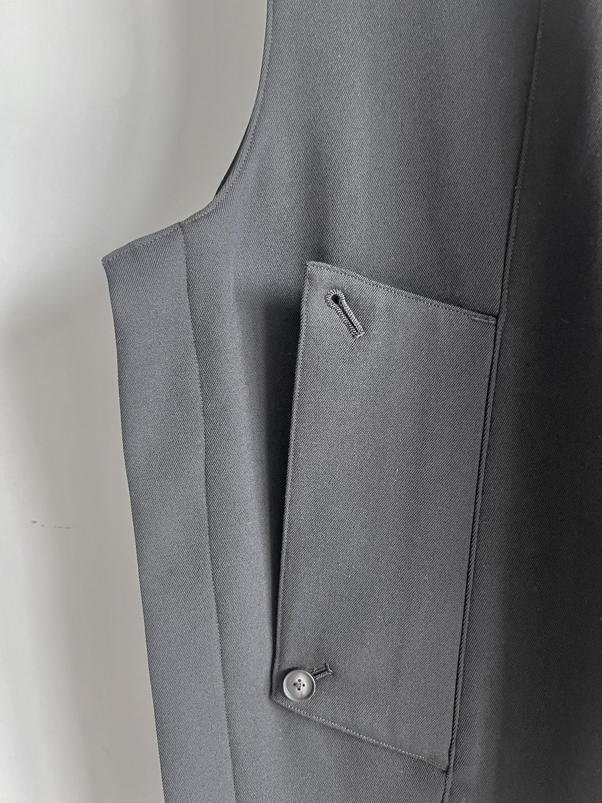 Other Sublations - HEAVY WOOL GABARDINE PRISONER VEST Size US XL / EU 56 / 4 - 10 Thumbnail