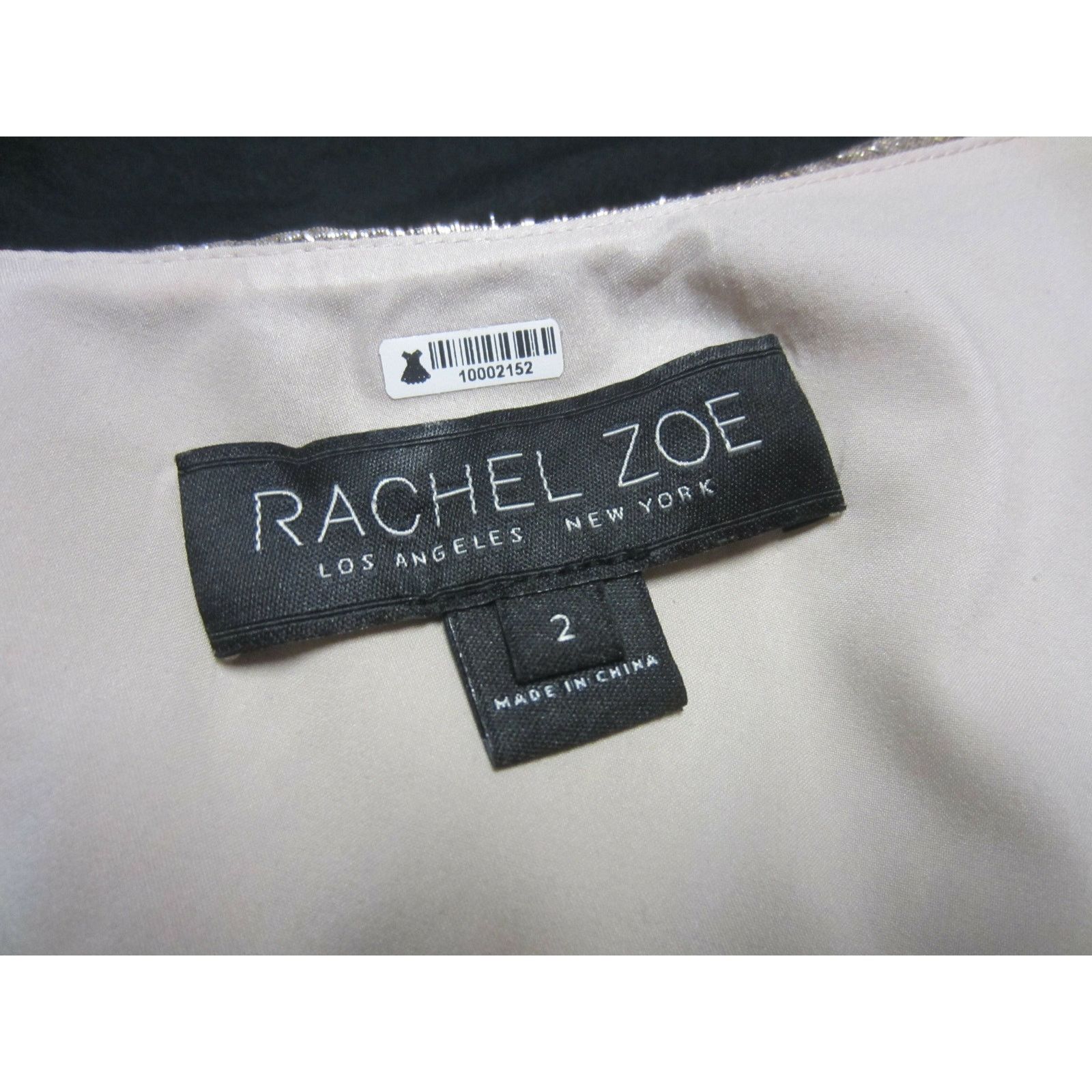Rachel Zoe Rachel Zoe Silk Blend Gold Metallic One Shoulder Dress Size XS / US 0-2 / IT 36-38 - 6 Thumbnail