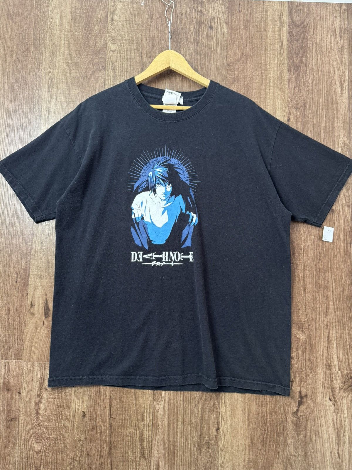 Anime VINTAGE Y2K DEATH NOTE CHARACTER L Tee Size US XL / EU 56 / 4 - 2 Thumbnail