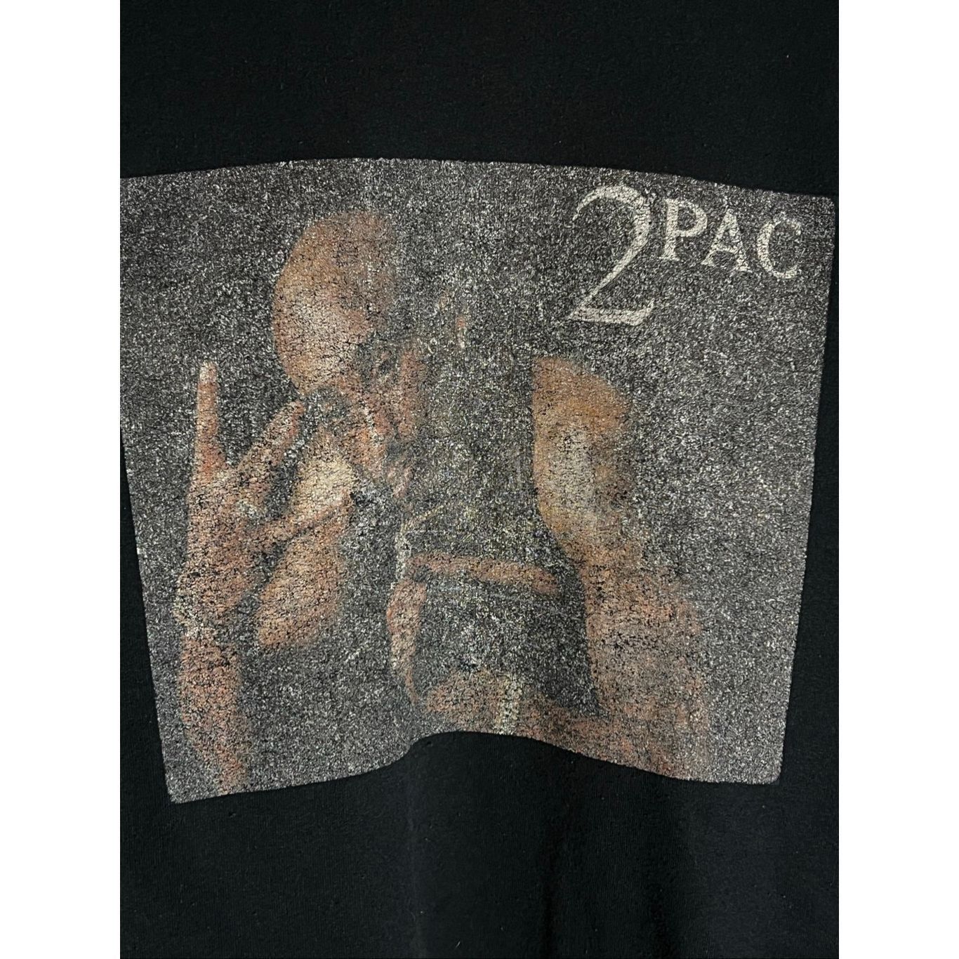 Vintage Vintage Y2K 2Pac Tupac Shakur Rap Sweater Size US L / EU 52-54 / 3 - 2 Thumbnail
