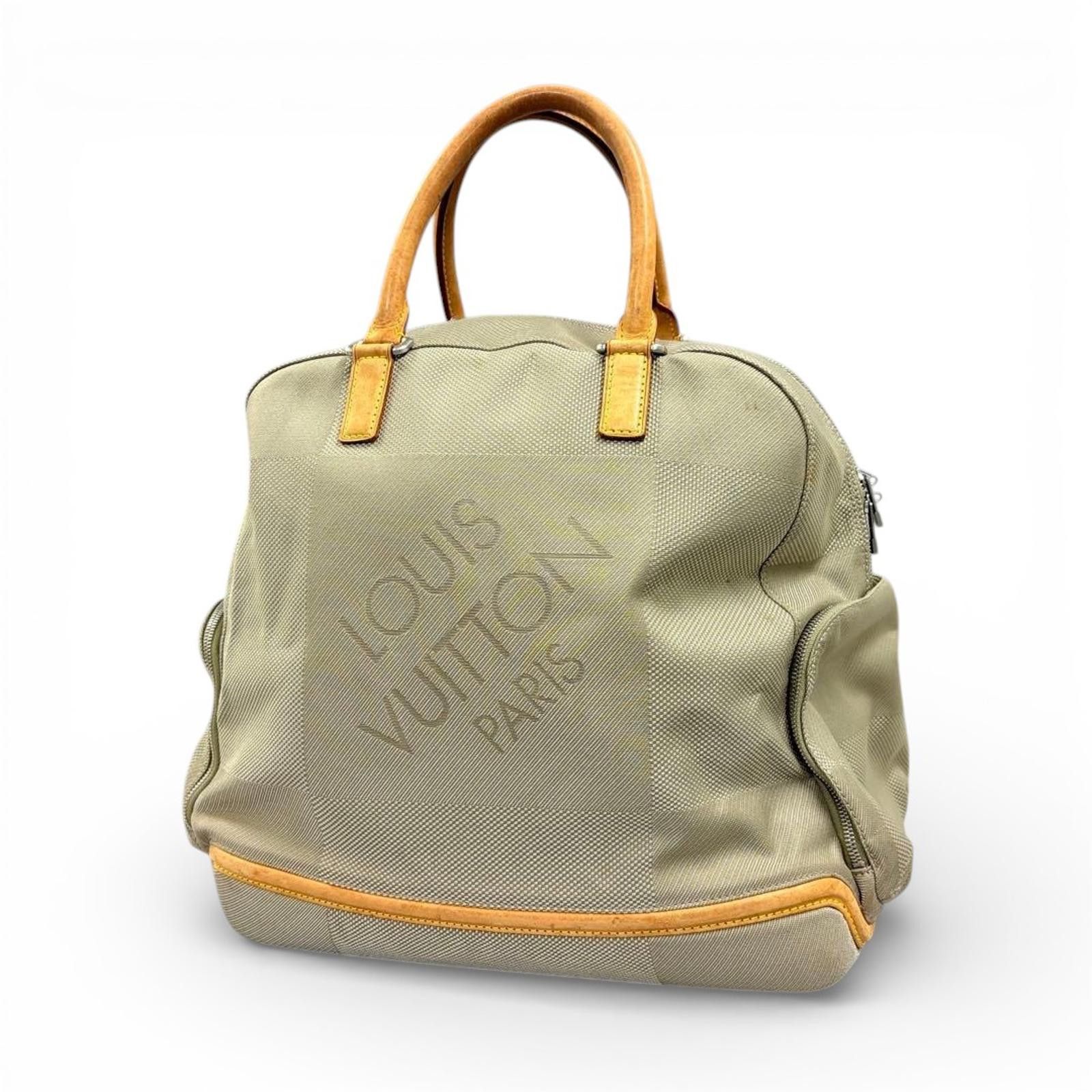 Louis Vuitton Louis Vuitton - Beige Canvas Tote Bag with Leather Trim Size ONE SIZE - 2 Thumbnail