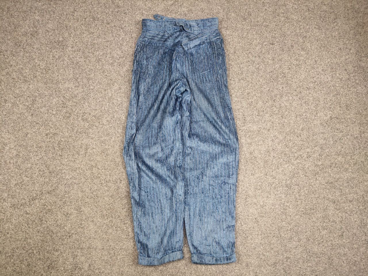 Escada Vintage Escada By Margaretha Ley Corduroy Velour Blue Pants Size 38" / US 16 / IT 52 - 11 Thumbnail