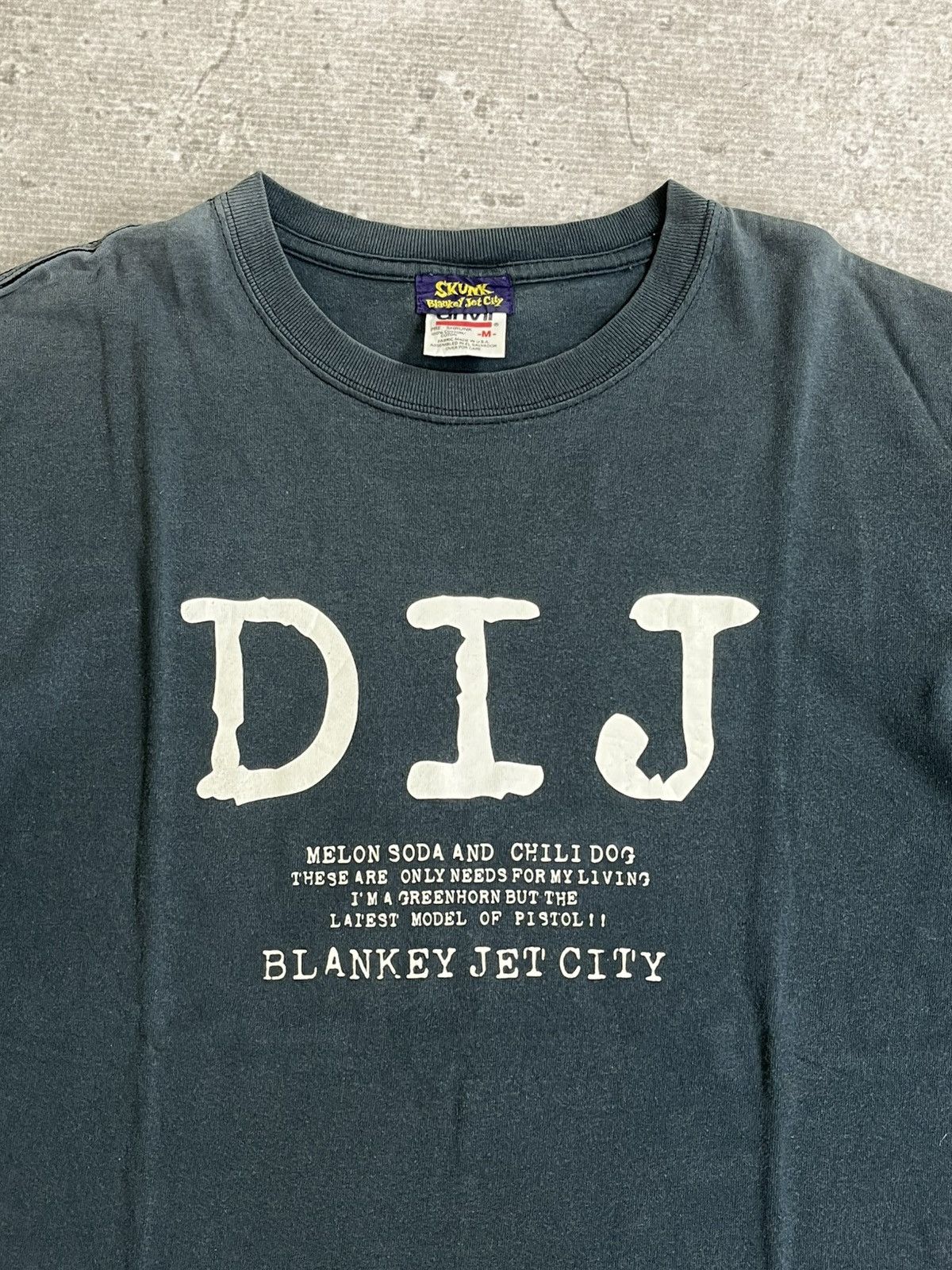 Band Tees Vintage 90s Blankey Jet City D.I.J T-shirt Size US M / EU 48-50 / 2 - 2 Thumbnail