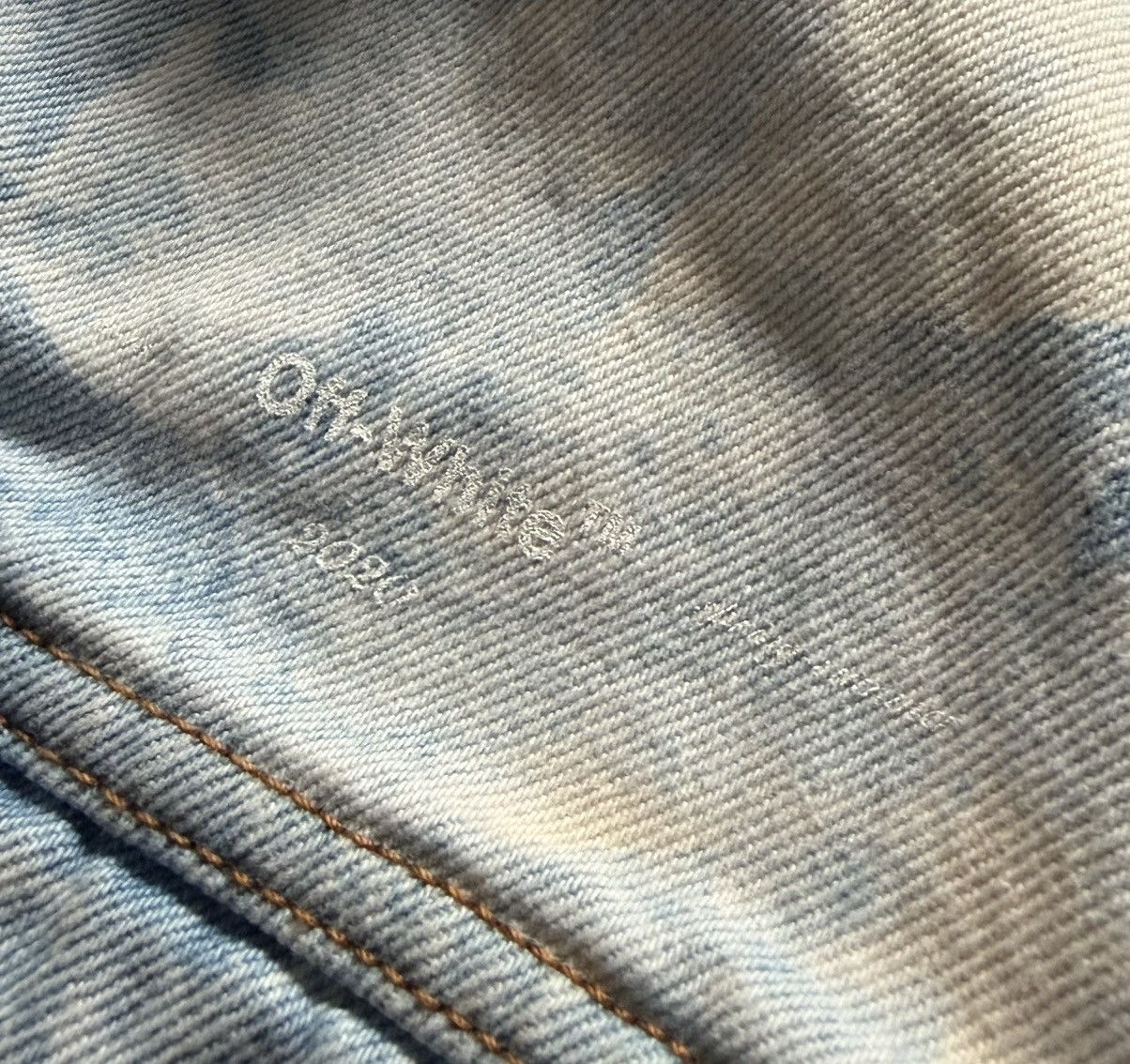 Off-White Off White - Extreme bleached denim jacket Size US M / EU 48-50 / 2 - 17 Thumbnail