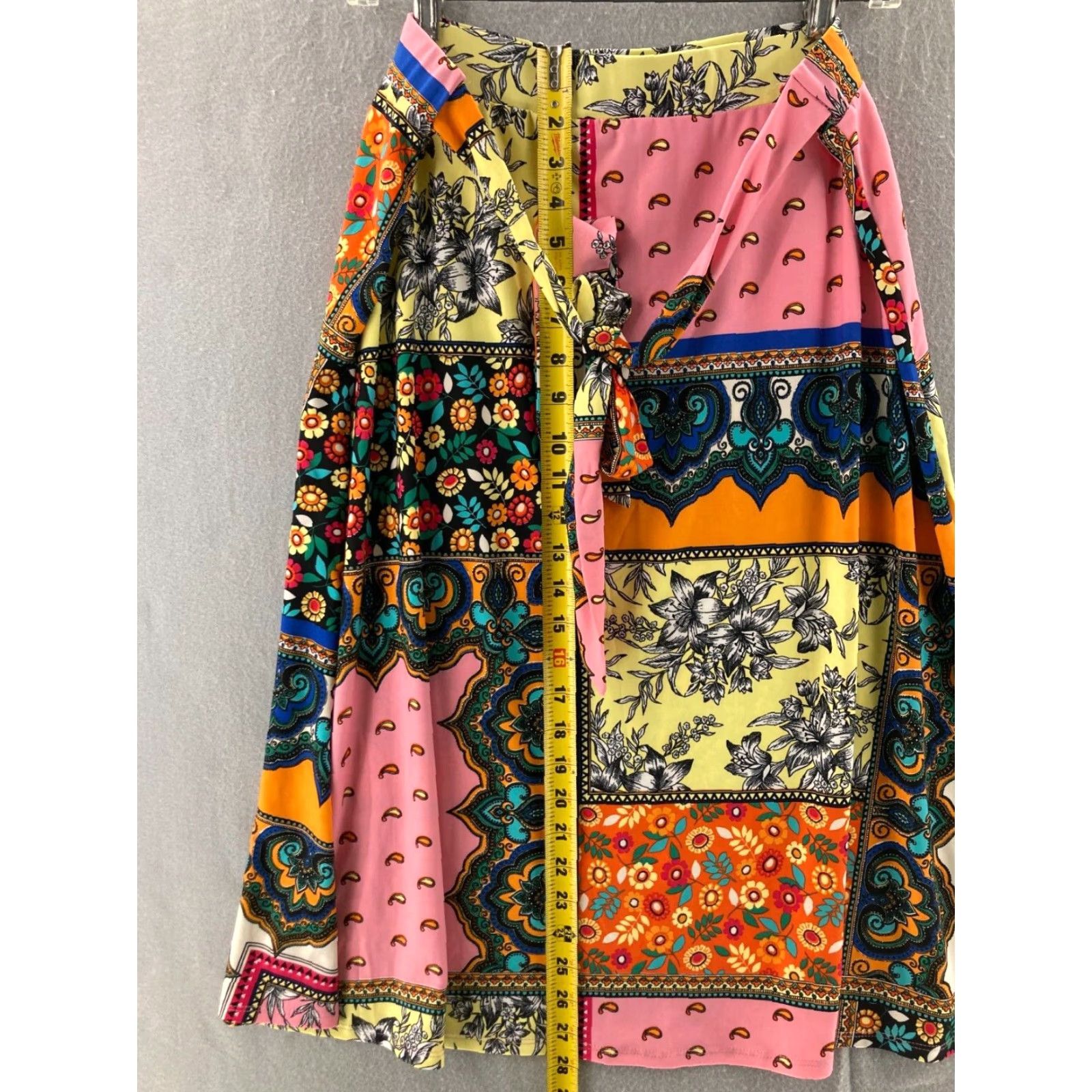 Paige Paige Melissa Skirt Womens Large Bandana Print A Line NWT Size 36" / US 14 / IT 50 - 4 Thumbnail