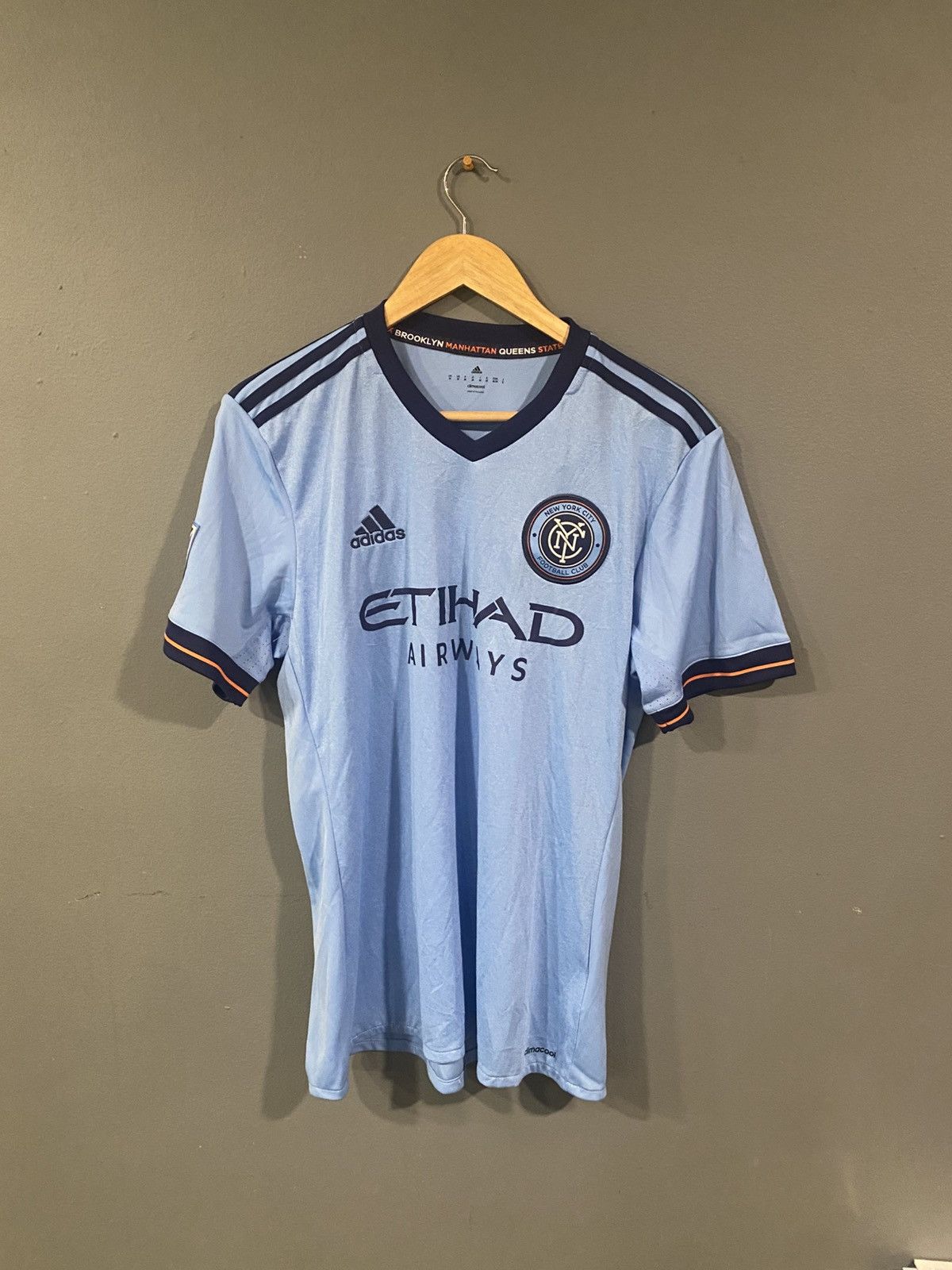 Adidas Adidas New York City FC MLS Jersey Size US M / EU 48-50 / 2 - 2 Thumbnail