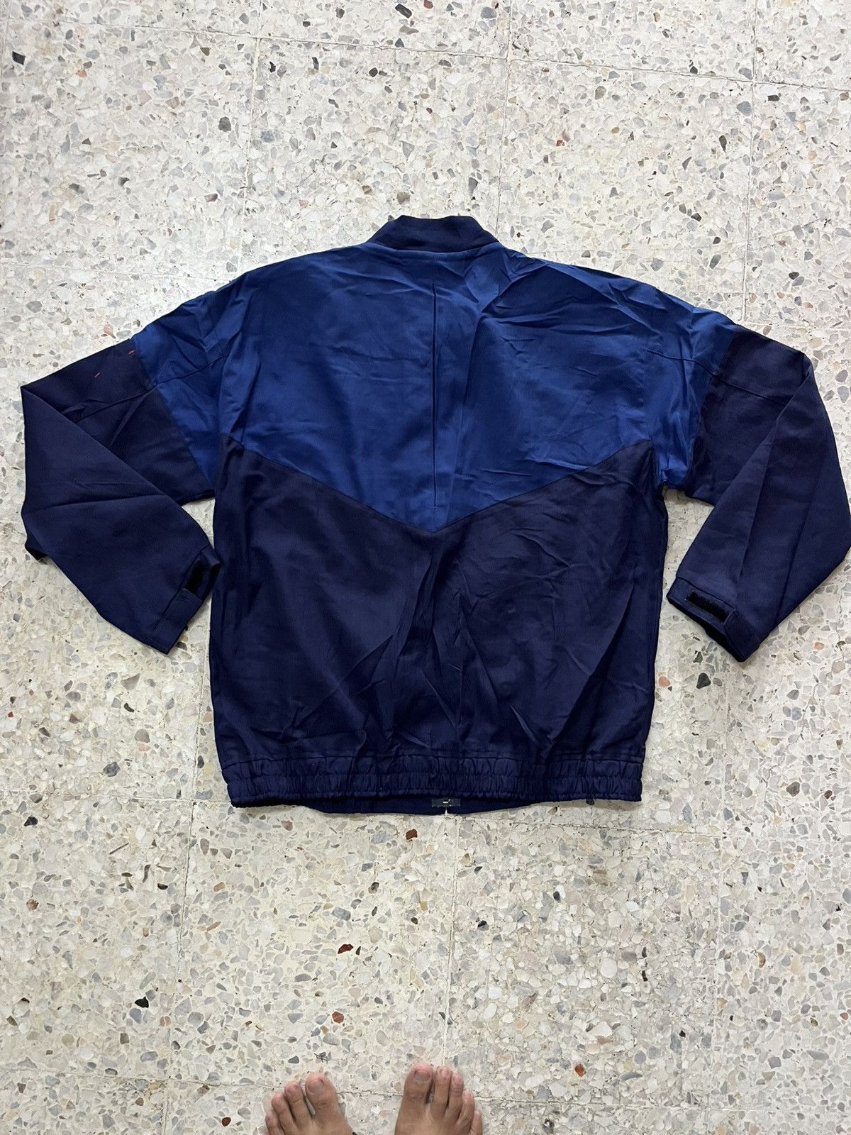 Japanese Brand ENEOS Japan Jacket Navy Red Stripe Racing Uniform Vintage Size US L / EU 52-54 / 3 - 8 Thumbnail