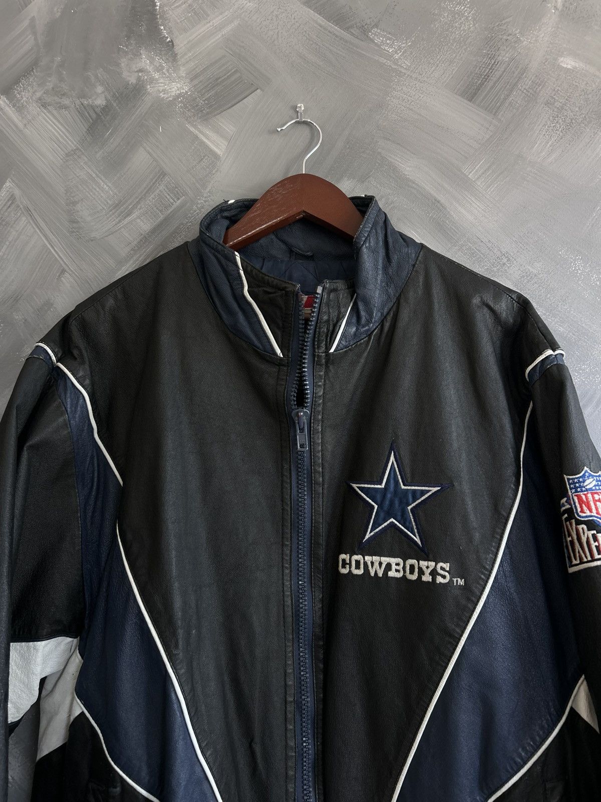 Pro Player Vntg Super Rare Plo Player Daniel Young Cowboys Leather Size US XL / EU 56 / 4 - 5 Thumbnail