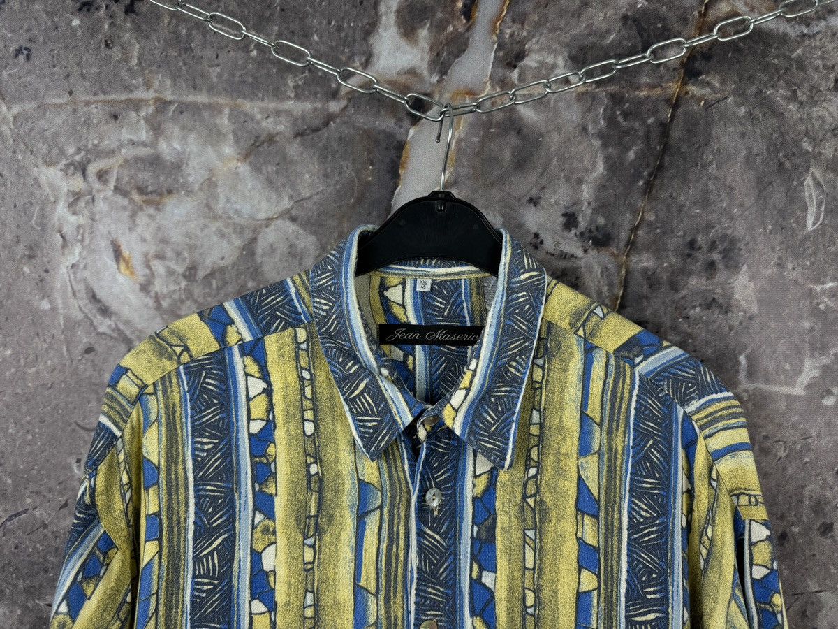 Vintage Jean Maseric Vintage Abstract Pattern Button Up Shirt Size US XXL / EU 58 / 5 - 2 Thumbnail