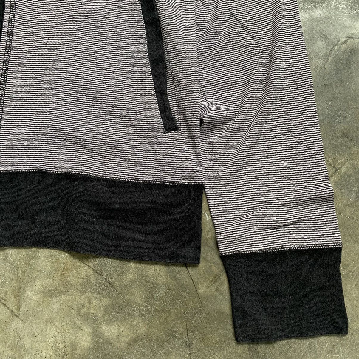 Japanese Brand 2000s Bepart Store Y2K Style Double Zip Stripe Zip Up Hoodie Size US XXS / EU 40 - 4 Thumbnail