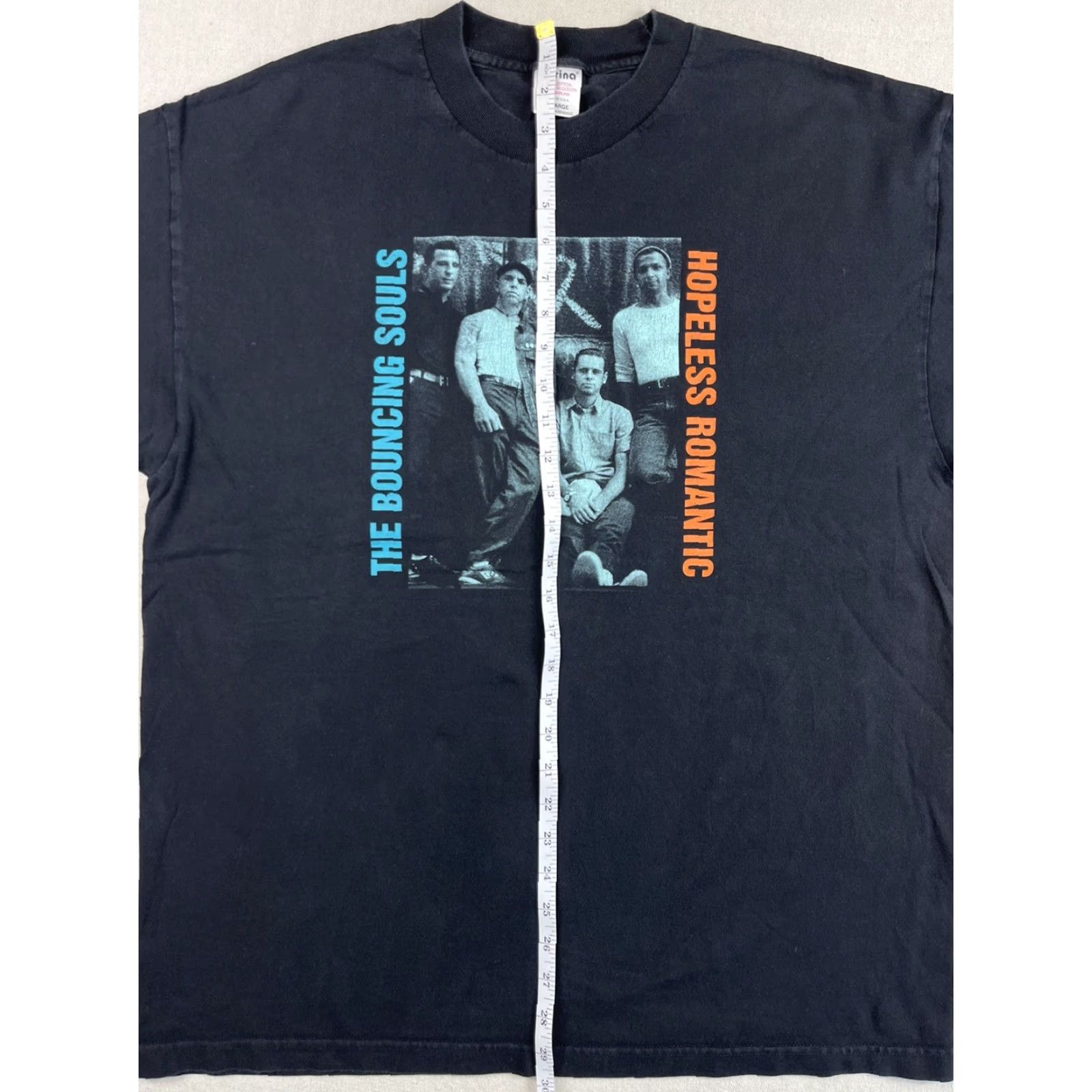 Vintage VINTAGE The Bouncing Souls T-Shirt XL Black 90s Punk Rock Concert Graphic Mens Vintage Rock Band Shirt Size US XL / EU 56 / 4 - 7 Thumbnail