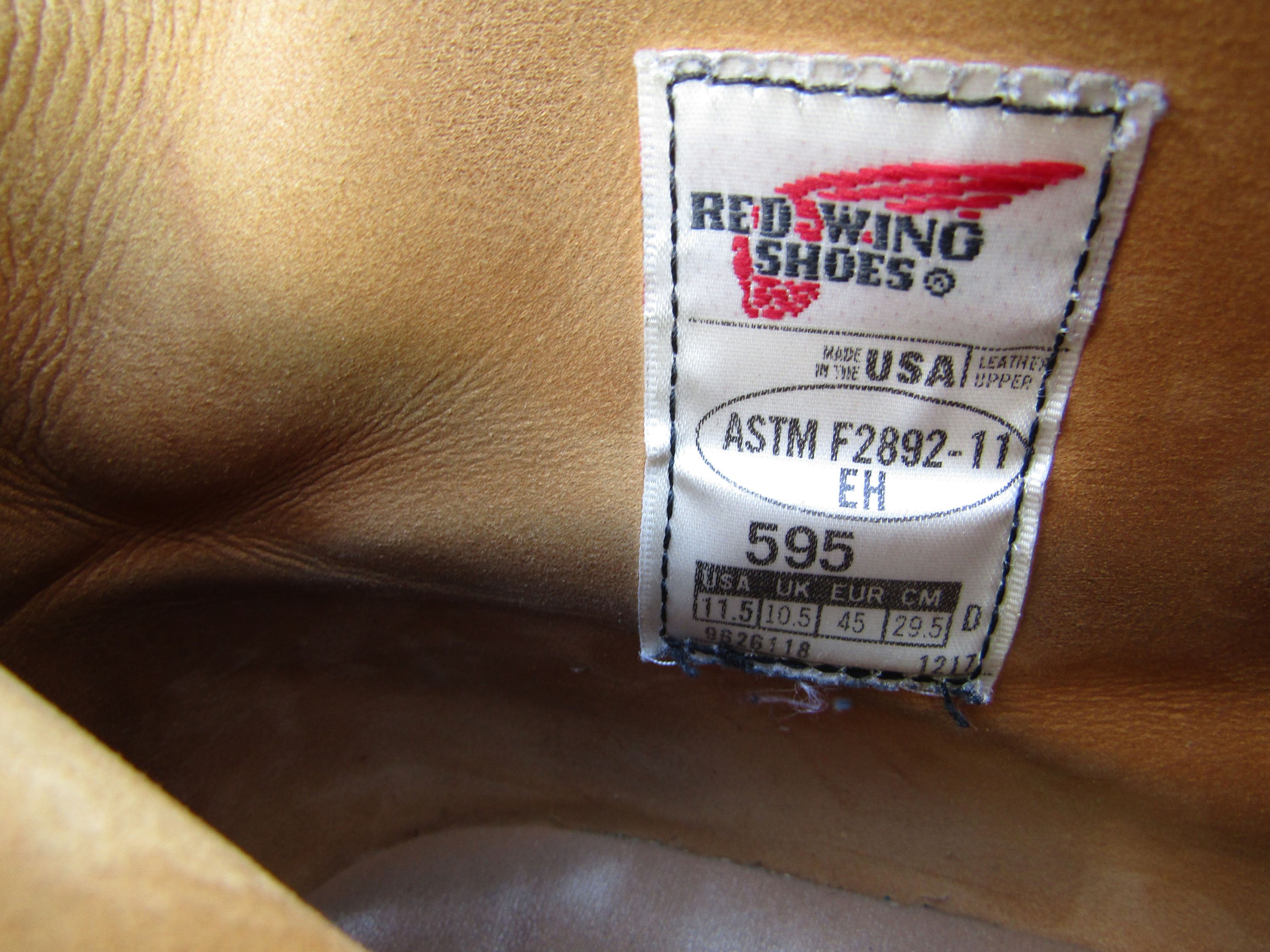 Red Wing Red Wing 595 Traction Tread Chukka Leather Boots Made USA Size US 12.5 / EU 45-46 - 2 Thumbnail