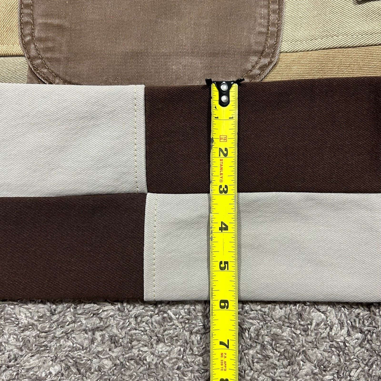 Dickies × Handmade Handmade Bag Patchwork Denim Tote Bag Shoulder Bag Canvas Size ONE SIZE - 10 Thumbnail