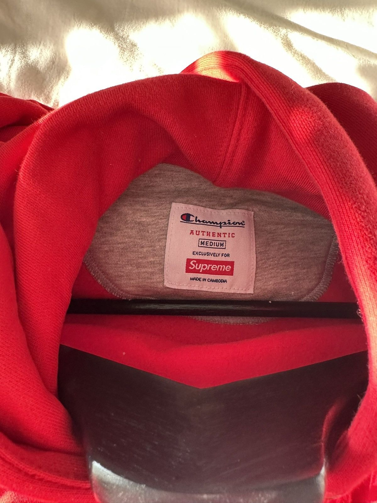 Supreme champion hooded sweatshirt fw16