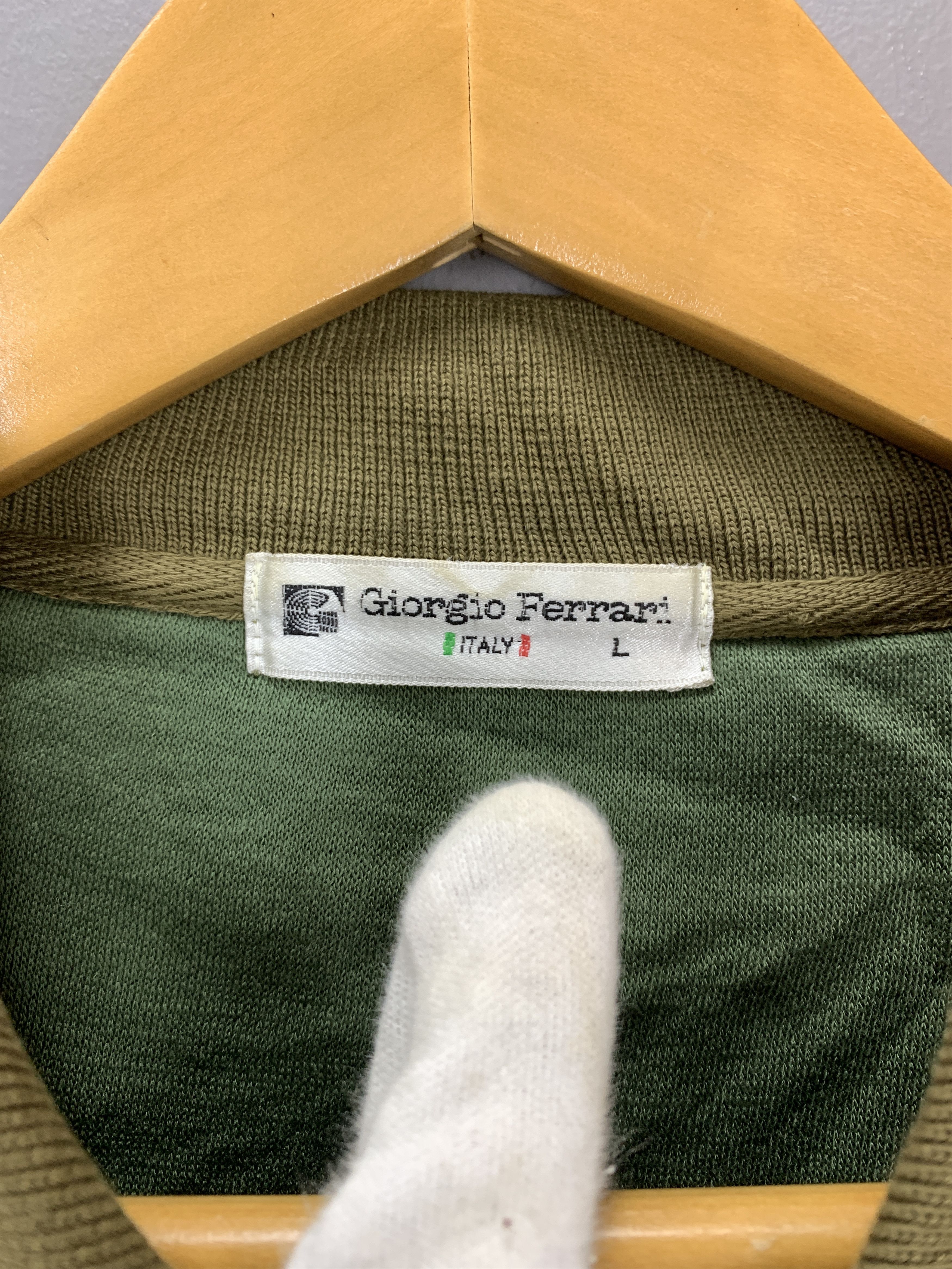 Other Vintage GIORGIO FERRARI Single Pocket Sweatshirt #2125/18 Size US L / EU 52-54 / 3 - 5 Thumbnail