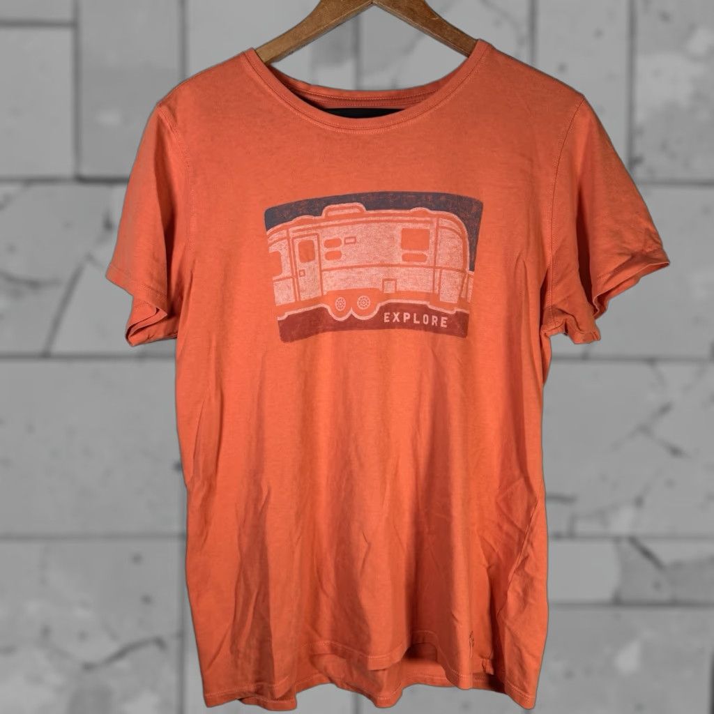 Life is Good LIFE IS GOOD Orange Casual Graphic Tee Womens Size L Size L / US 10 / IT 46 - 1 Thumbnail