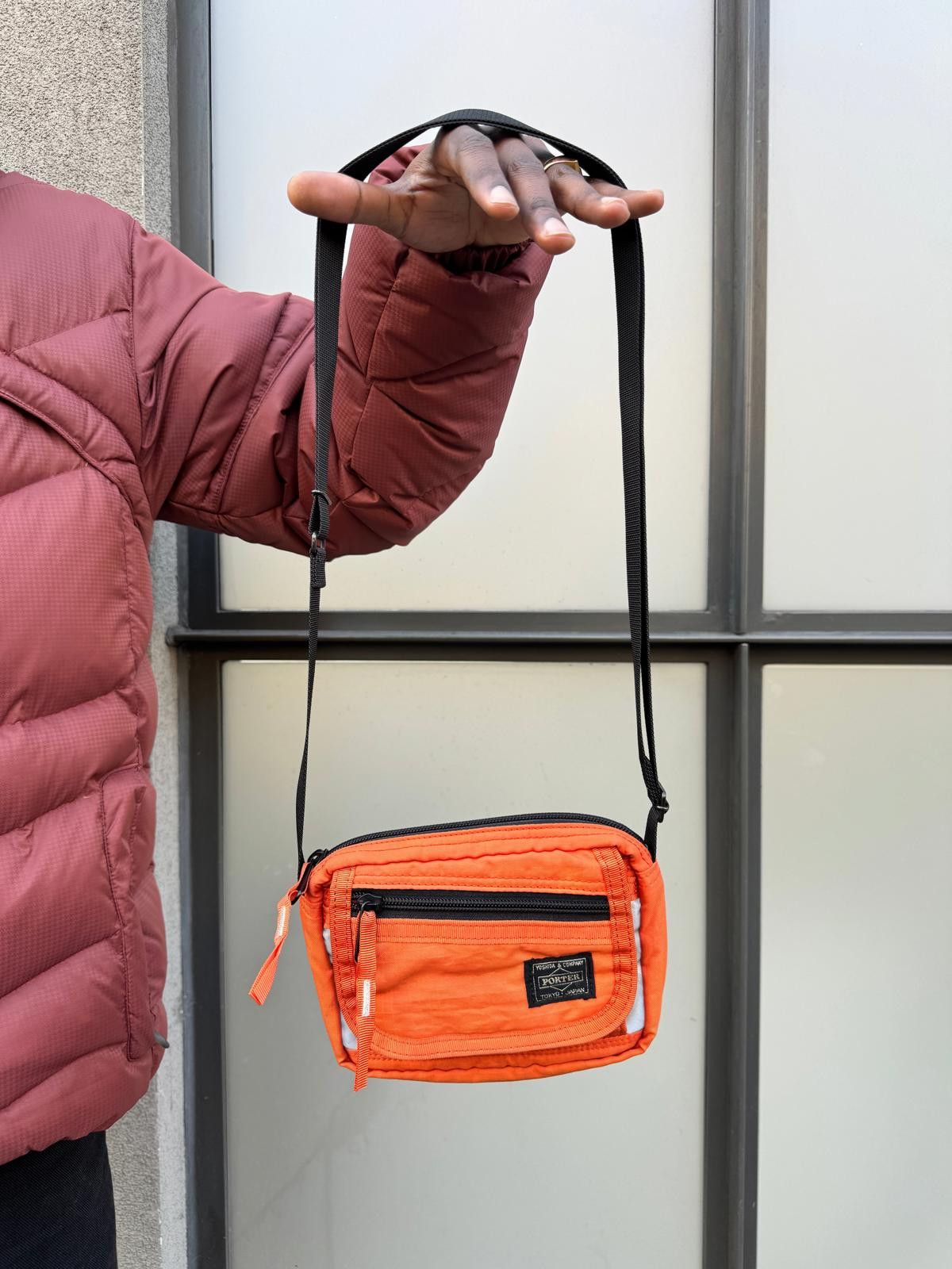 Porter Porter Bright Orange 3M Mini Side Bag Size ONE SIZE - 2 Thumbnail