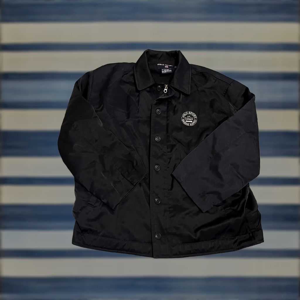 Ralph Lauren VINTAGE Ralph Lauren Polo Sport Marine Supply Navy Blue Jacket Coat Large Size US L / EU 52-54 / 3 - 1 Thumbnail