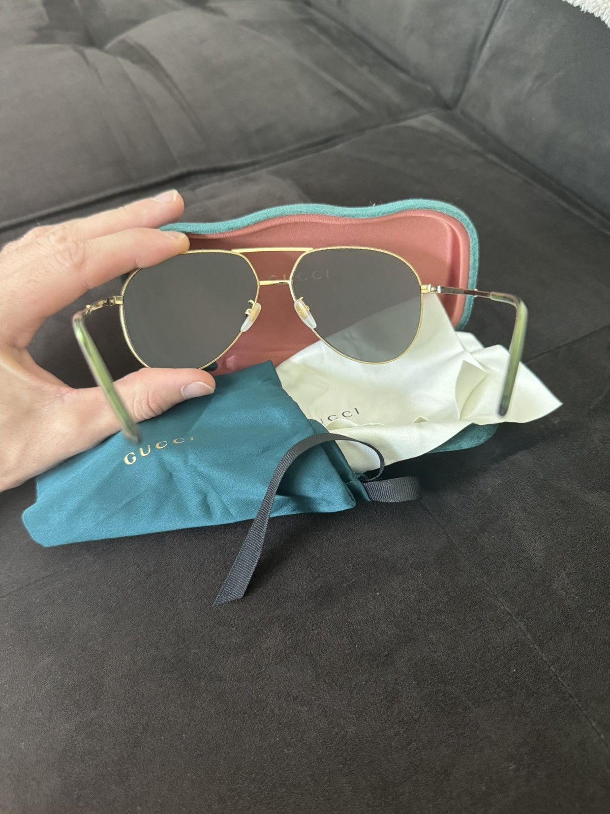 Gucci Gucci Aviator Glasses Size ONE SIZE - 3 Thumbnail