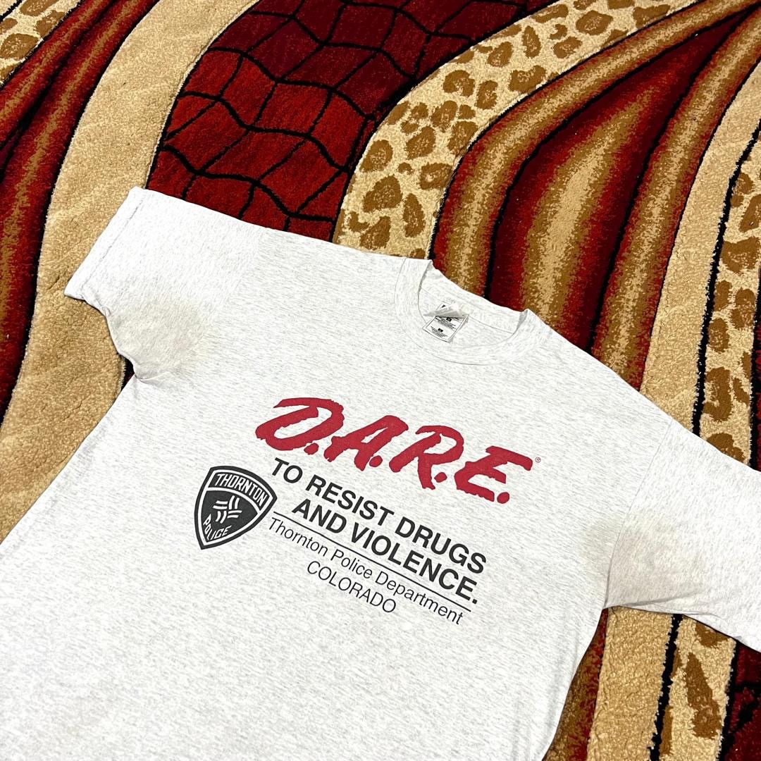 D.A.R.E Vintage 90s D.A.R.E Rare T Shirt Size US L / EU 52-54 / 3 - 1 Thumbnail