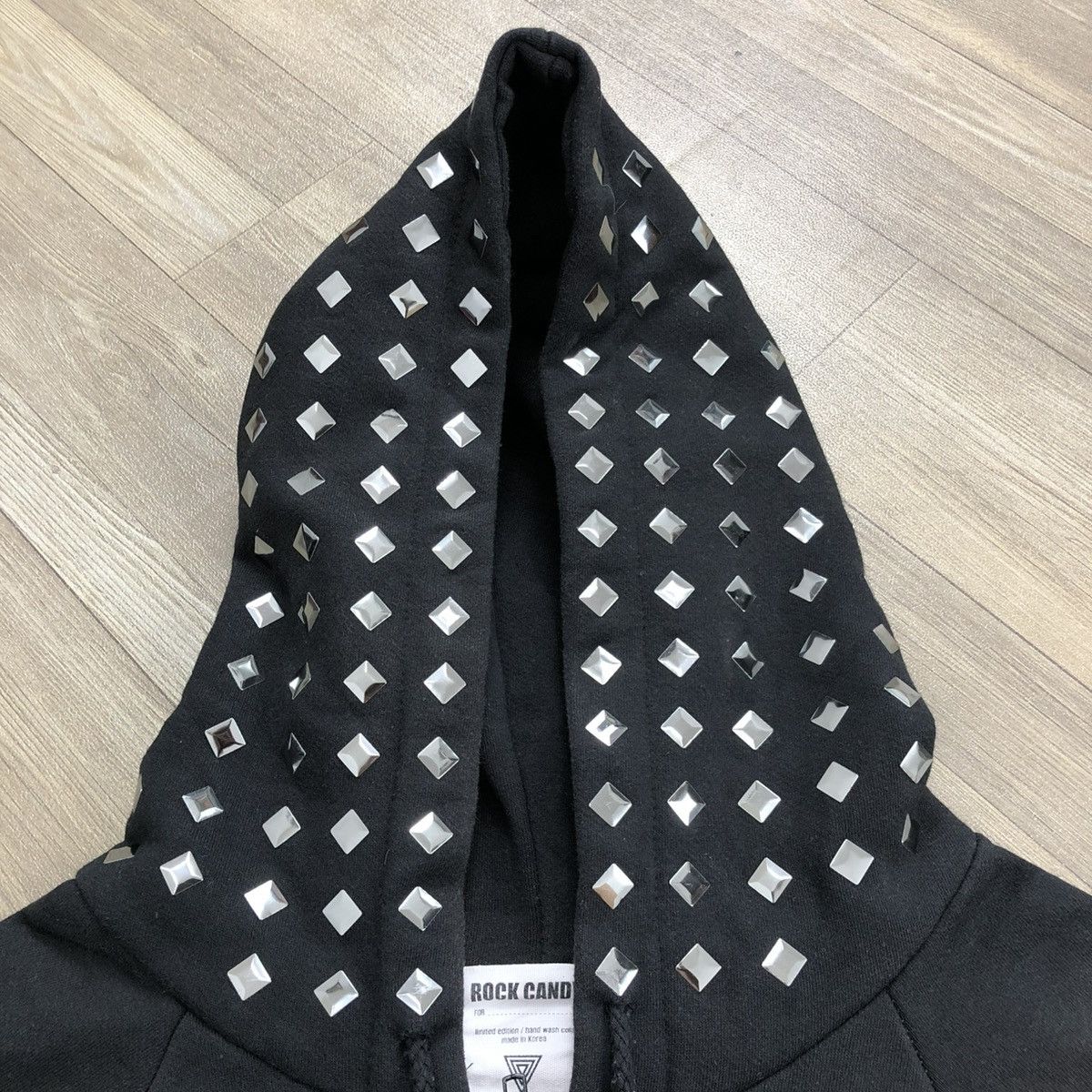 If Six Was Nine × Japanese Brand × Le Grande Bleu (L.G.B.) 2000s Rock Candy Studded Goa Lgb Punk Style Zipper Hoodie Size US M / EU 48-50 / 2 - 8 Thumbnail