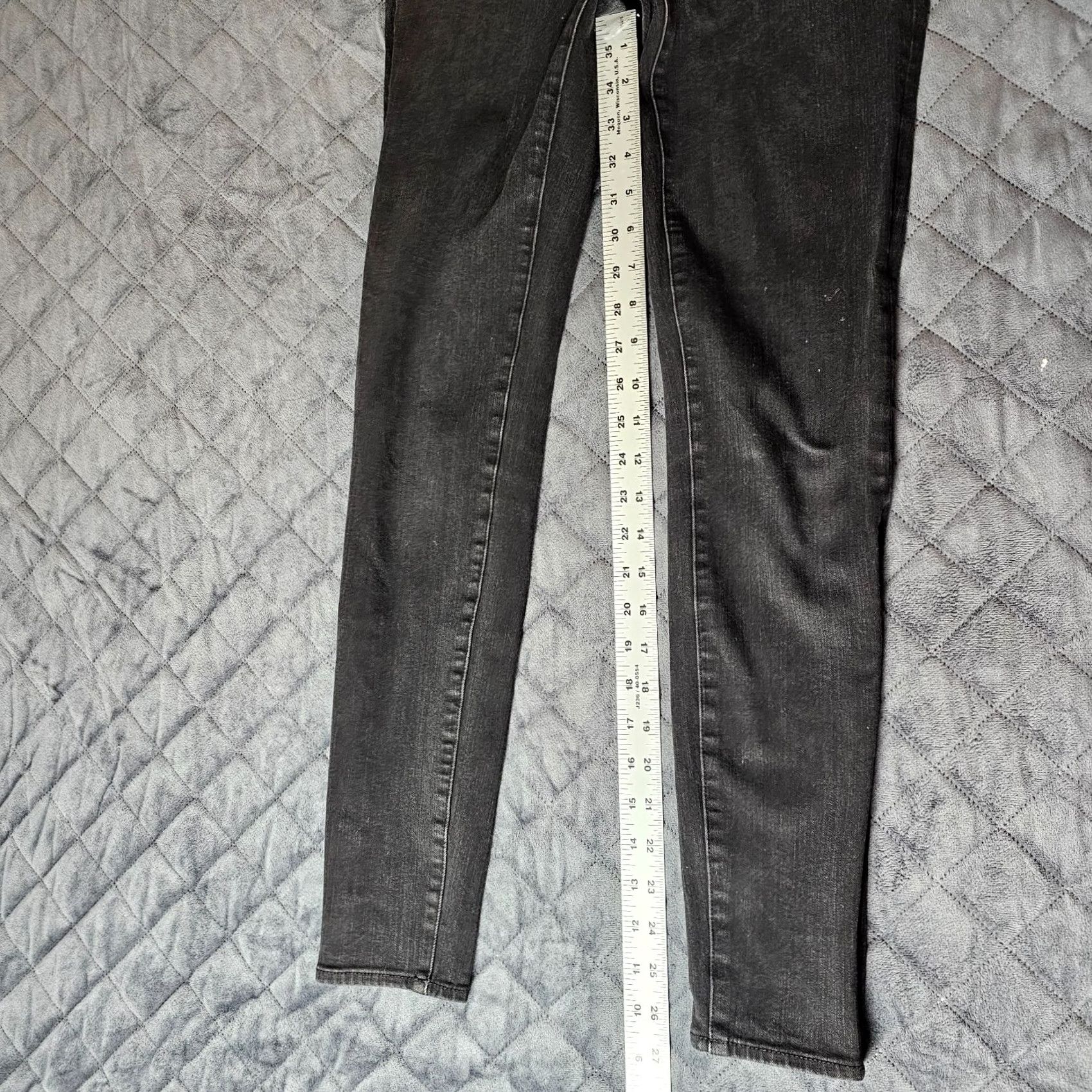 J.Crew J.CREW Women's Straight Jeans All-Day Stretch Mid Rise Black 28 Jeans Women Slim Straight 28 Regular Black Denim Stretch Size 28" / US 6 / IT 42 - 6 Thumbnail