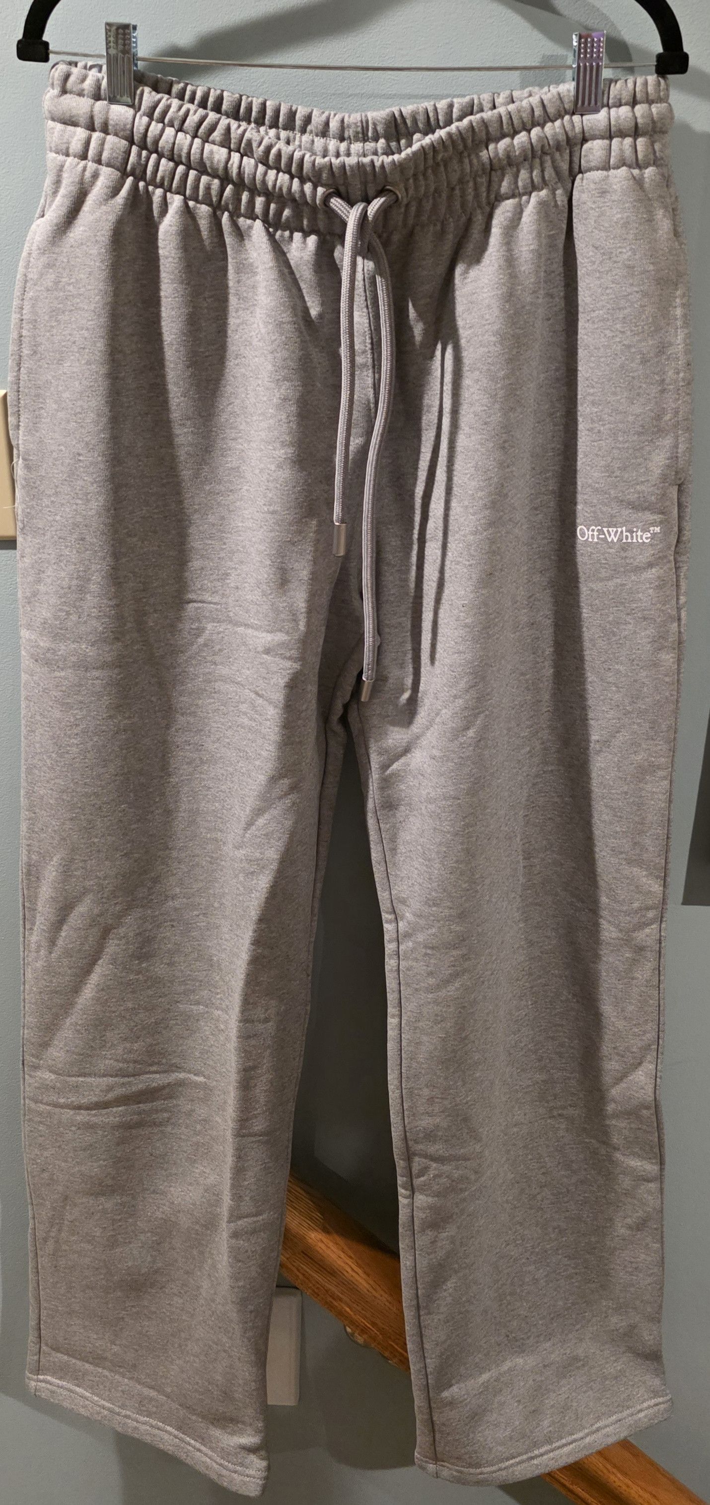 Off-White Off-White Wave Diagonal Sweatpants Size M - Retail $675 Size US 32 / EU 48 - 3 Thumbnail