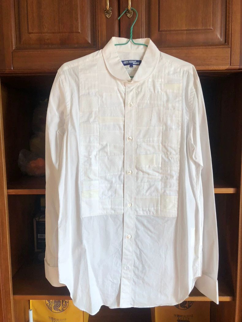 Junya Watanabe Junya watanabe Stitched shirts of different materials on t Size US L / EU 52-54 / 3 - 1 Thumbnail