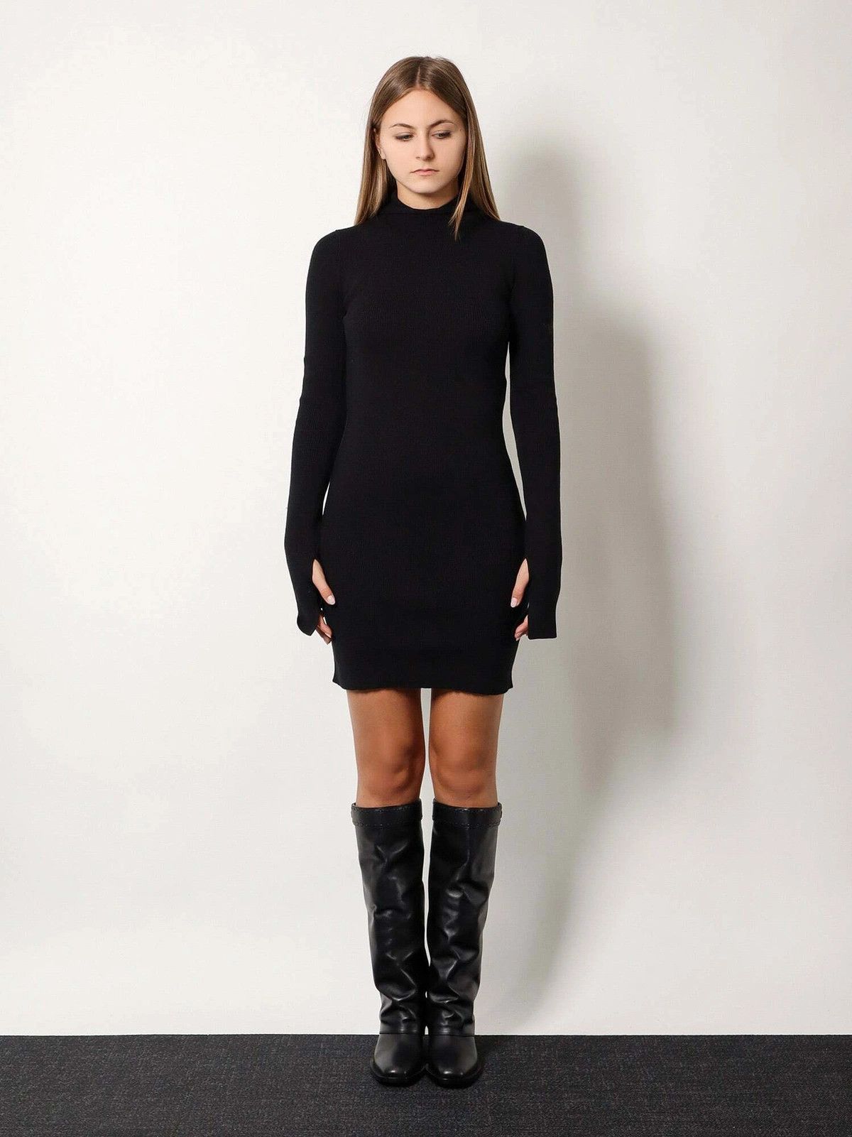 Fendi o1loc1c0426 Dress in Black Size L / US 10 / IT 46 - 3 Thumbnail