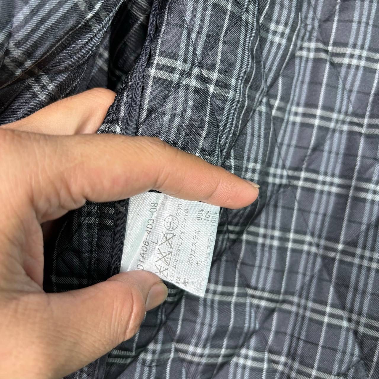 Burberry Burberry Black Label Quilted Jacket Nova Check L Corduroy Size US L / EU 52-54 / 3 - 6 Thumbnail
