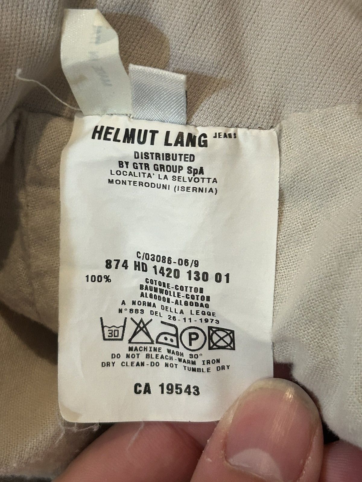 Helmut Lang FW99 Astro Moleskin Moto Pants Size US 26 / EU 42 - 9 Thumbnail