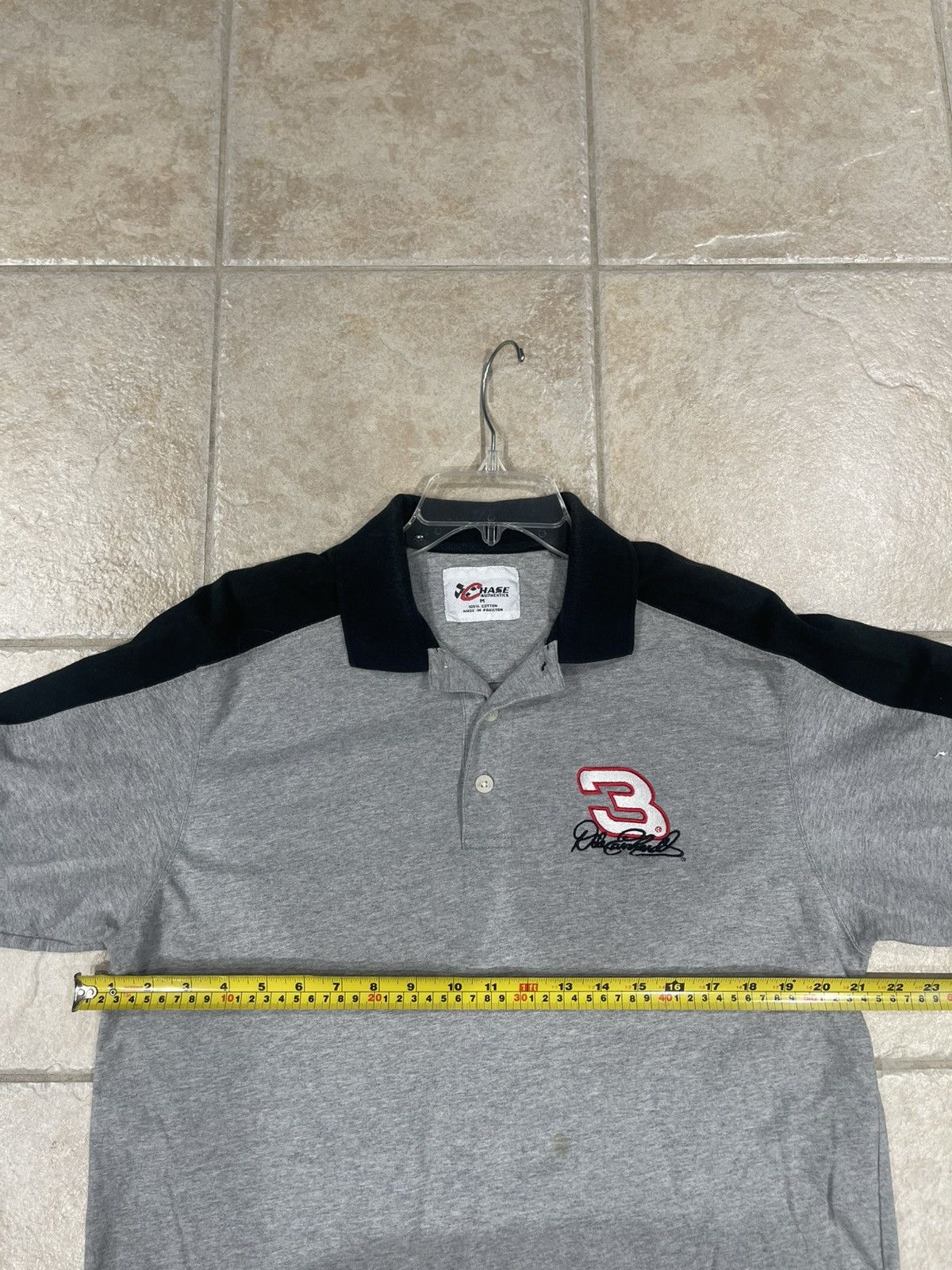 Chase Authentics VTG Chase Authentics Dale Earnhardt Polo Shirt Men M Gray Size US M / EU 48-50 / 2 - 7 Thumbnail