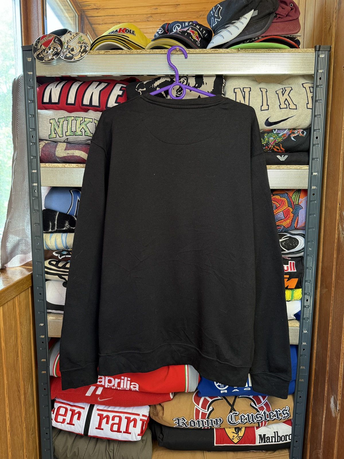 Japanese Brand Hype vintage Custom Nike faded y2k hoodie Size US L / EU 52-54 / 3 - 2 Thumbnail