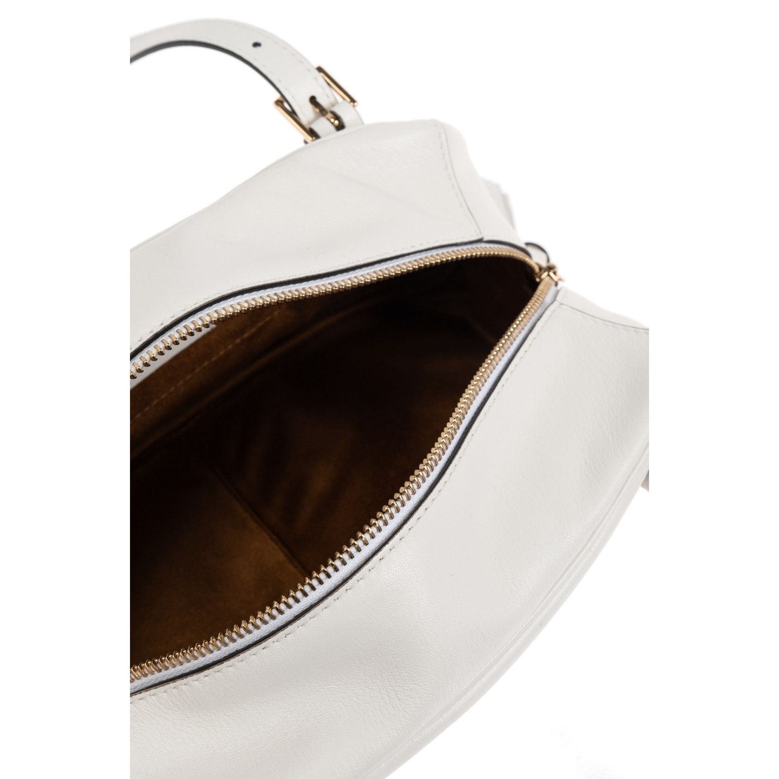 Versace VERSACE Tag Bowling White Leather Shoulder Bag New & Authent Size ONE SIZE - 4 Thumbnail