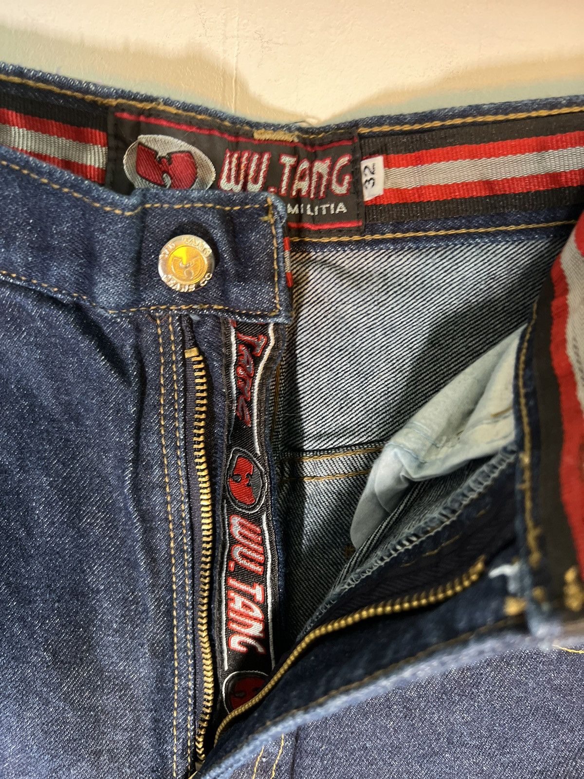 Wu-Tang Clan Vintage Wu Tang baggy with Dragon embroidery Size US 32 / EU 48 - 3 Thumbnail