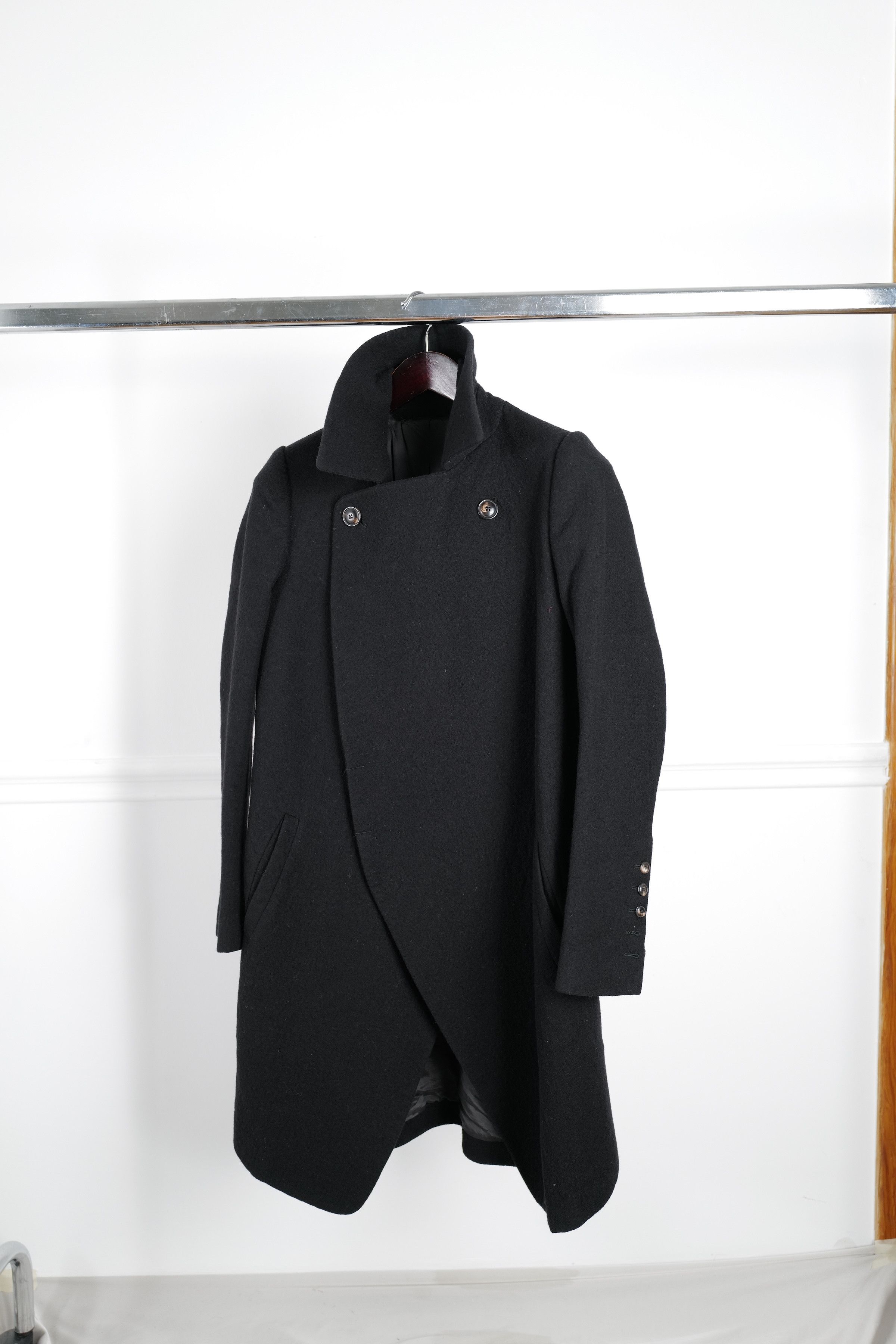 rick owens long coat