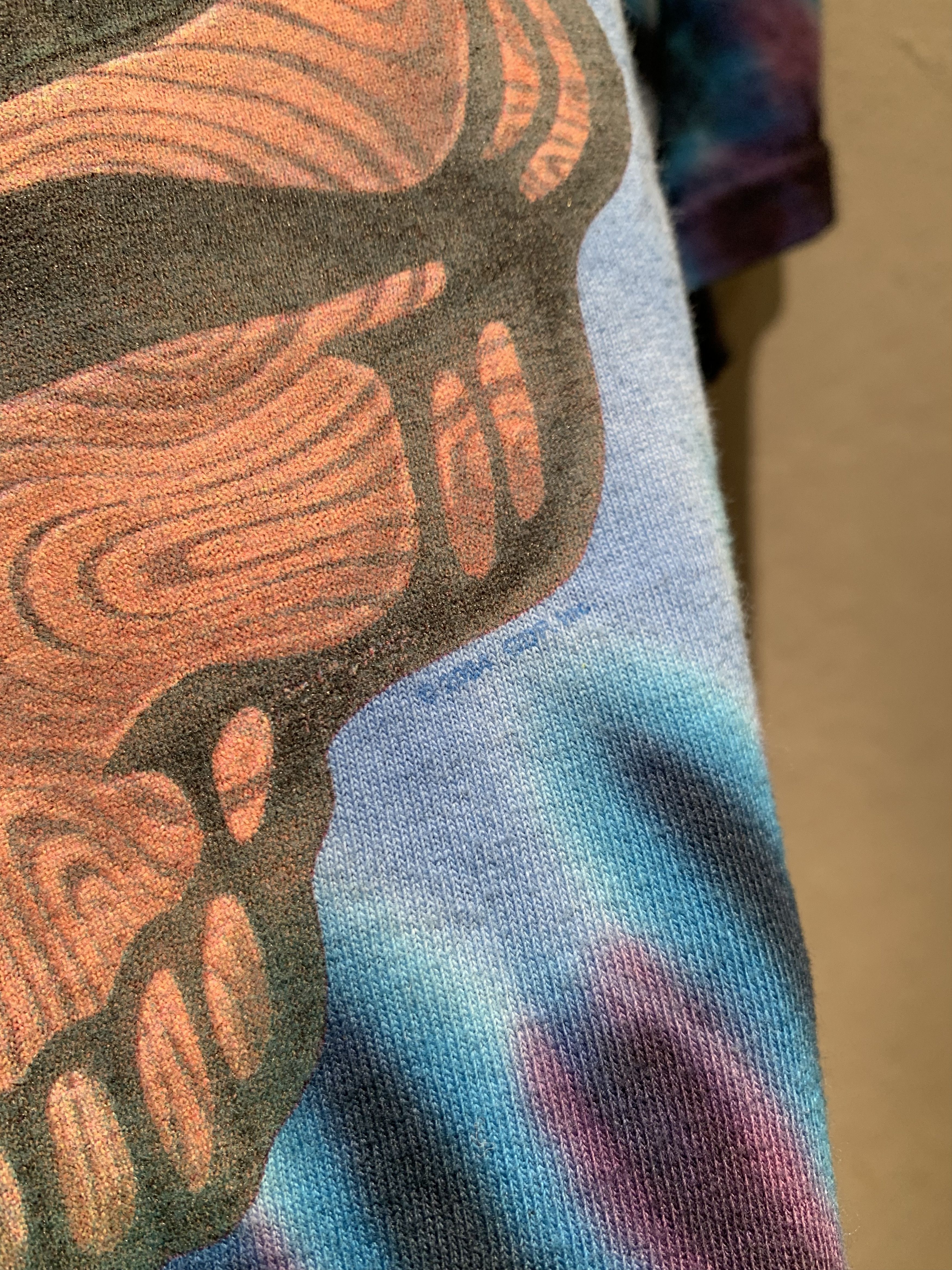 Band Tees *RARE* Vintage 2004 Grateful Dead Sundog Hand Dyed T-Shirt Size US XL / EU 56 / 4 - 7 Thumbnail