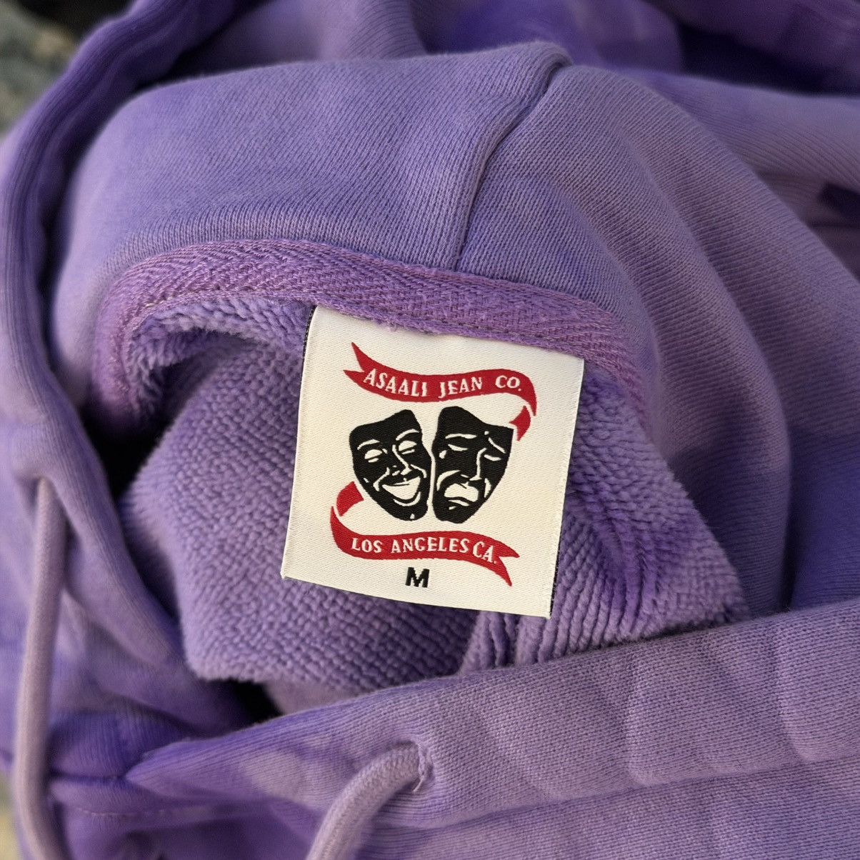 Asaali Asaali Purple Ribbon Ribbon Tie Dye Hoodie Size Medium Size US M / EU 48-50 / 2 - 4 Thumbnail
